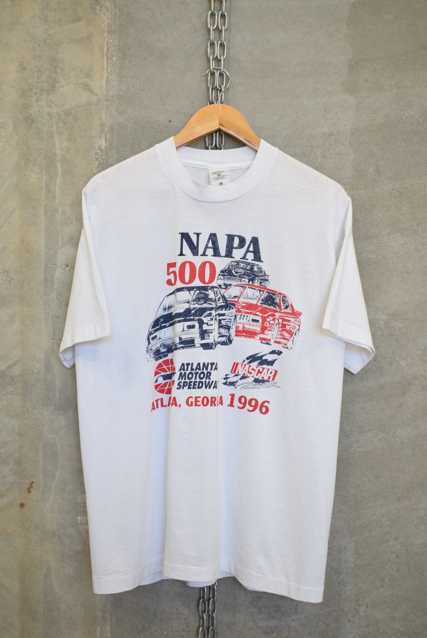 NAPA 500 Atlanta Speedway Racing Tee — 1996 (L) - Retrospective Store