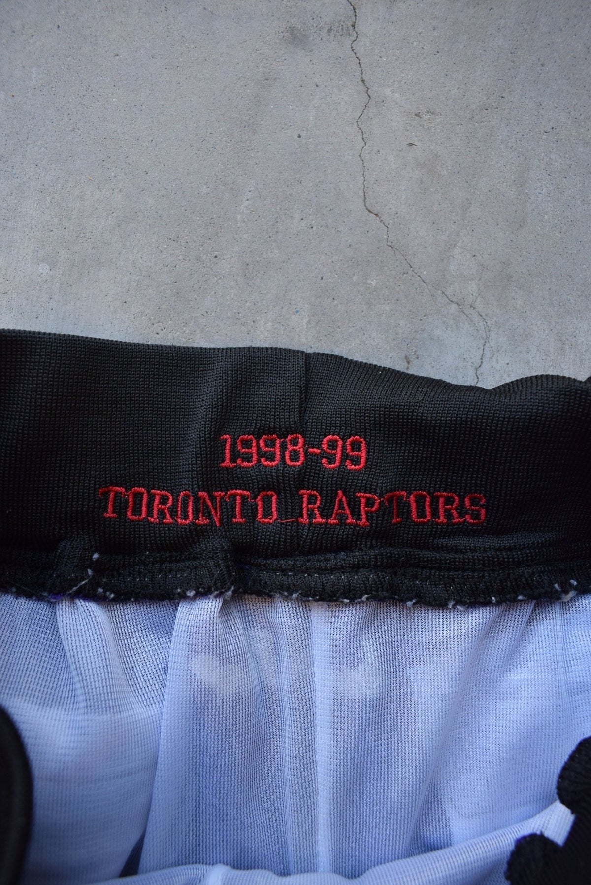 NBA Toronto Raptors Purple Basketball Shorts — 1999 (S) - Retrospective Store