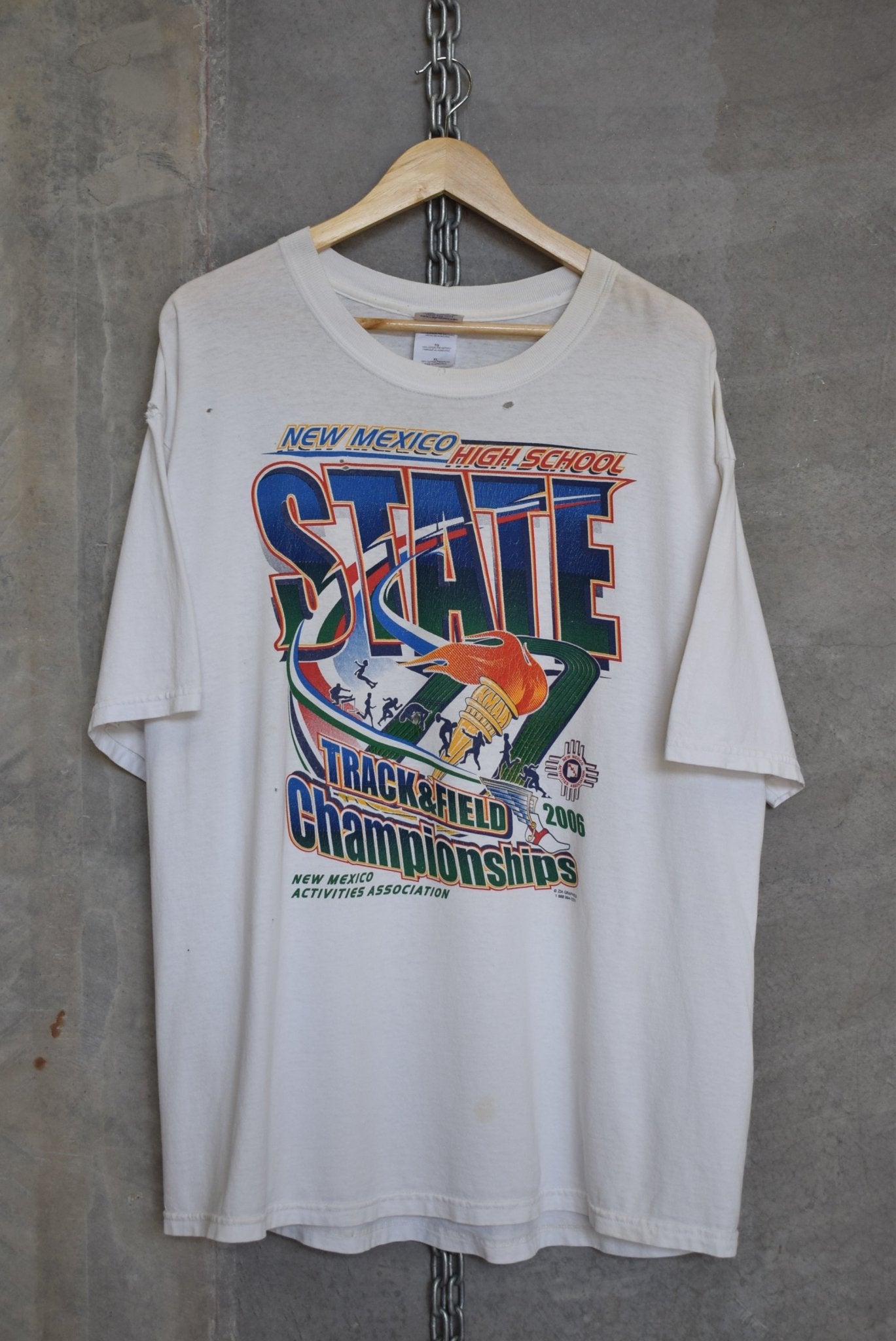 New Mexico High School Track & Field Championships Tee — 2006 (XL) - Retrospective Store