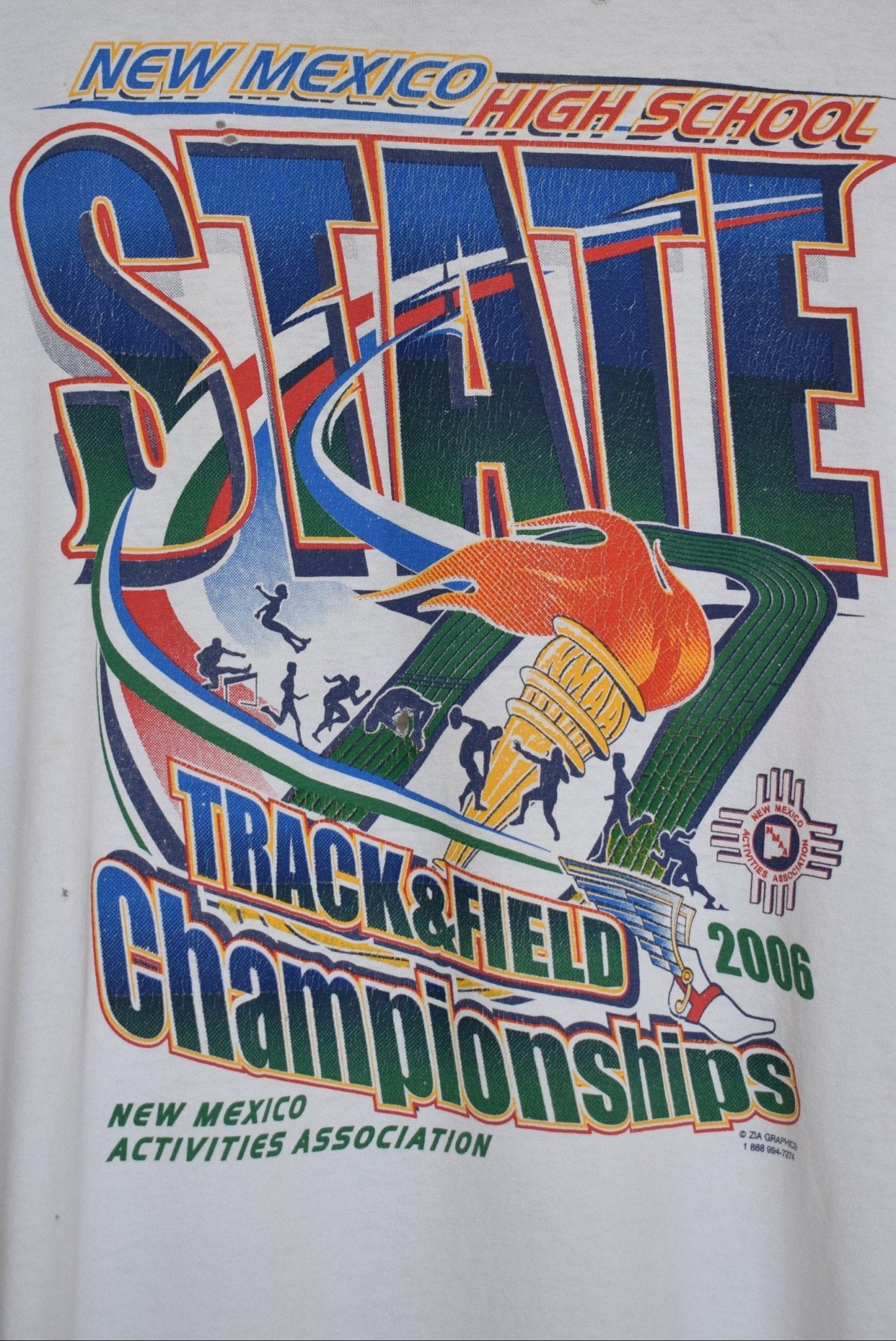 New Mexico High School Track & Field Championships Tee — 2006 (XL) - Retrospective Store