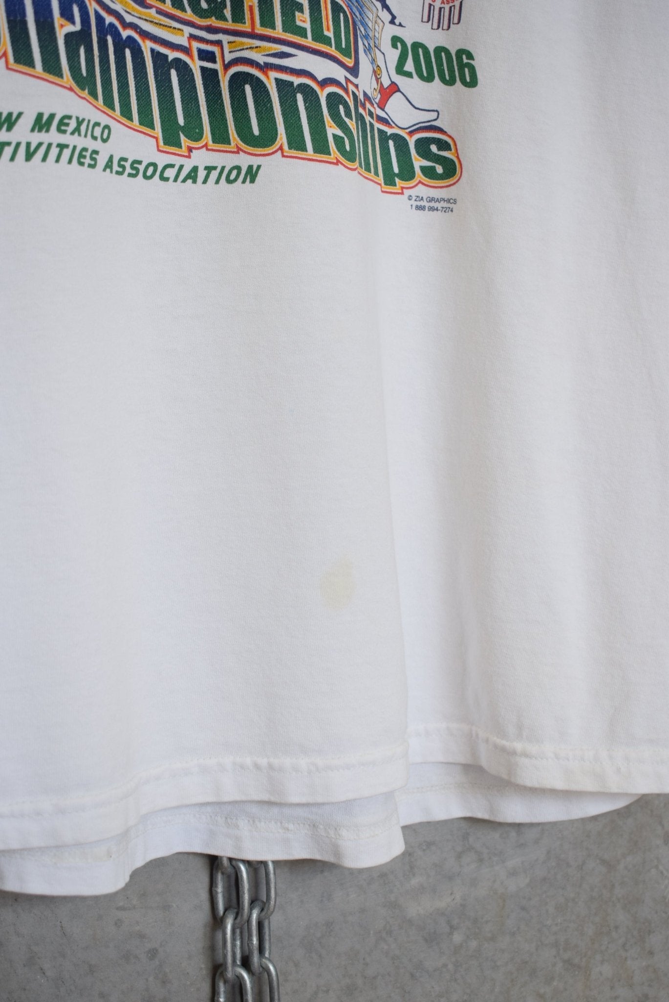 New Mexico High School Track & Field Championships Tee — 2006 (XL) - Retrospective Store