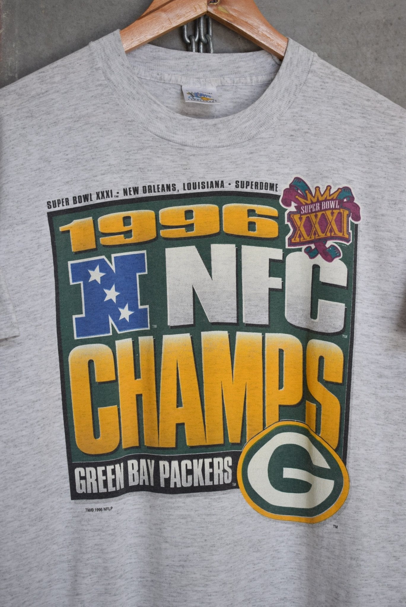 NFL Green Bay Packers NFC Champions Tee — 1996 (M/L) - Retrospective Store