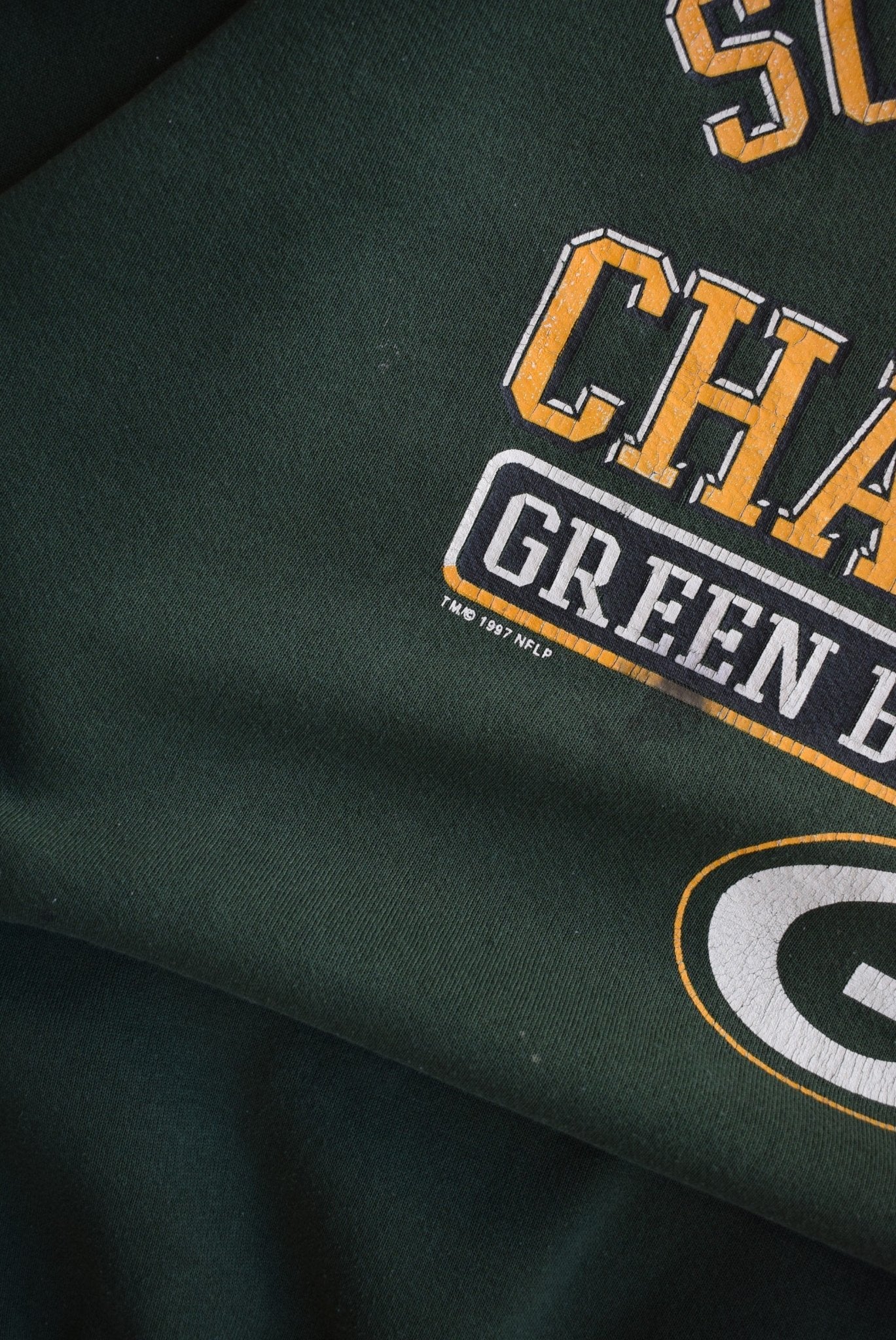 NFL Green Bay Packers Superbowl XXXI Champions Crewneck — 1997 (XL) - Retrospective Store