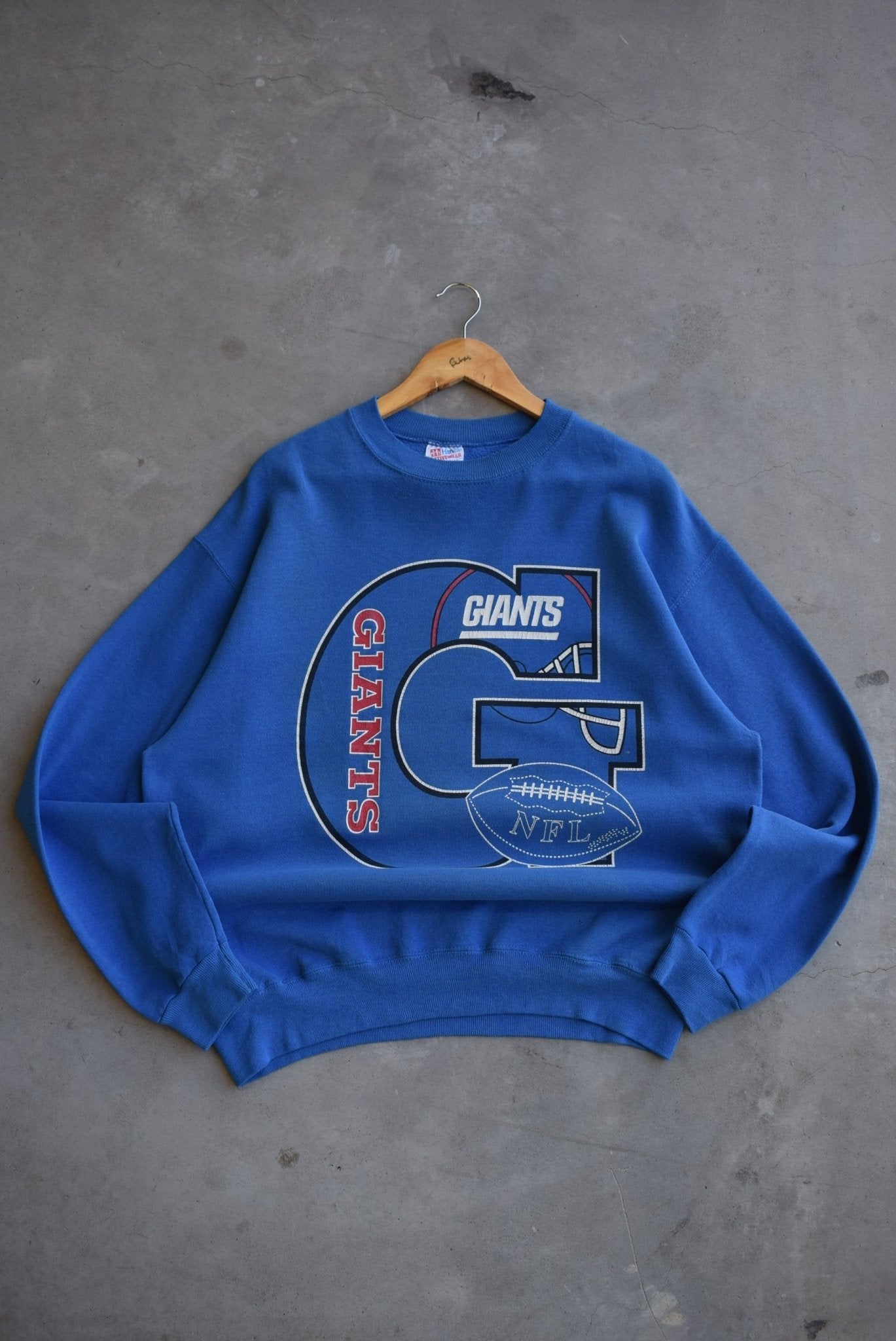 NFL New York Giants Crewneck — 1990s (L) - Retrospective Store