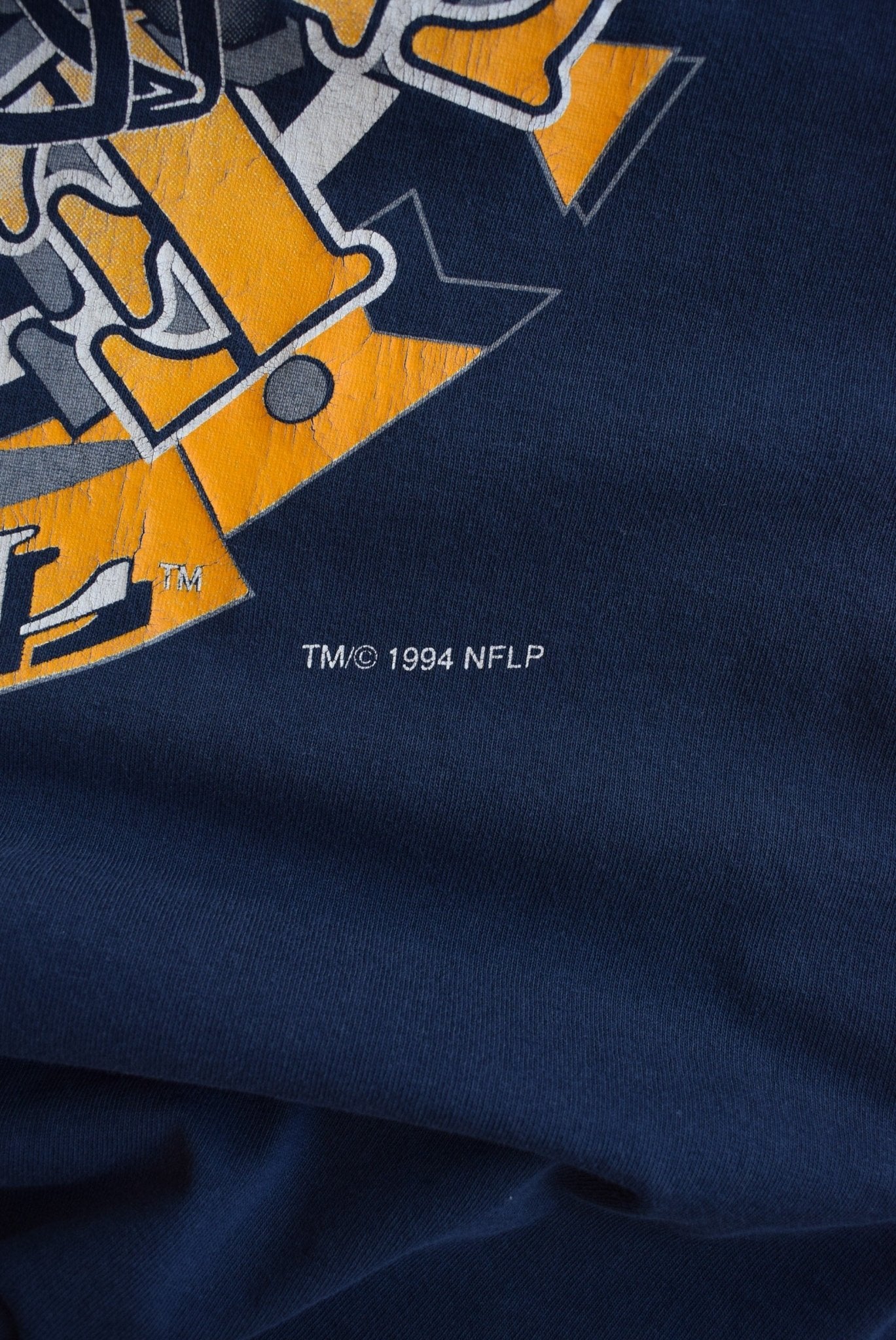 NFL San Diego Chargers Navy Graphic Tee — 1994 (L) - Retrospective Store
