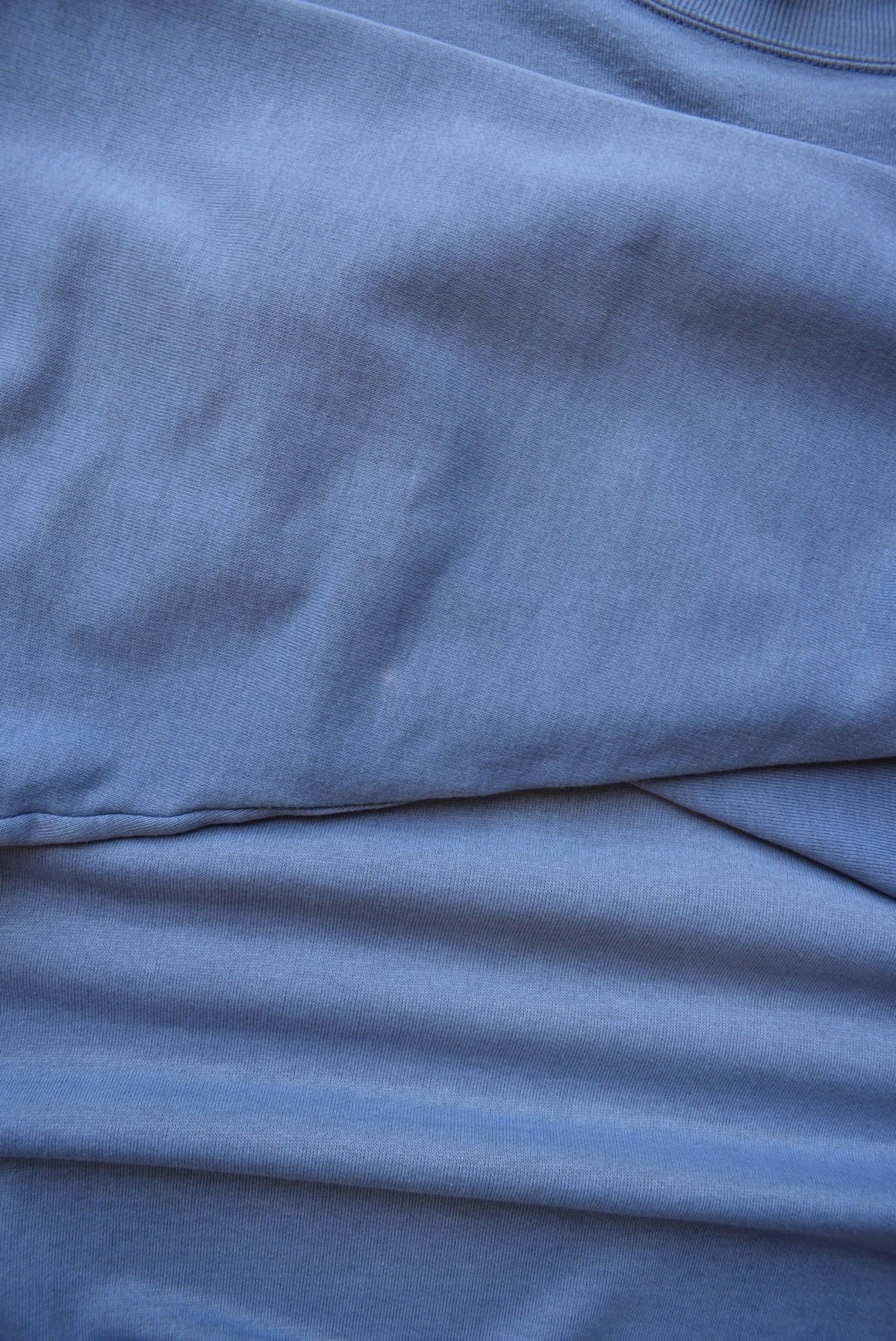 Nike Baby-Blue Embroidered Spellout Crewneck — 1980s (L/XL) - Retrospective Store