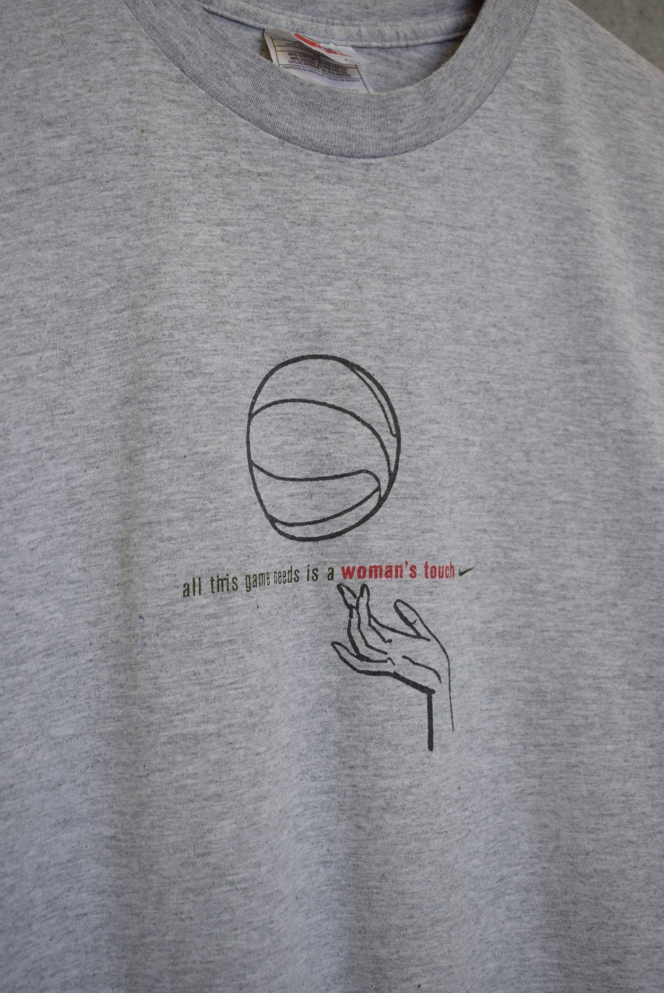 Nike Basketball 'Women's Touch' Tee — 1990s (S) - Retrospective Store