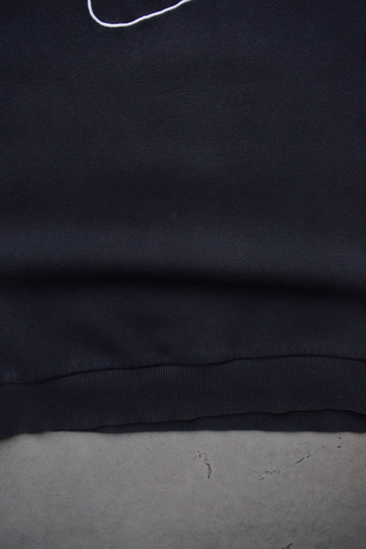 Nike Black Embroidered Spellout Crewneck — 2000s (M) - Retrospective Store
