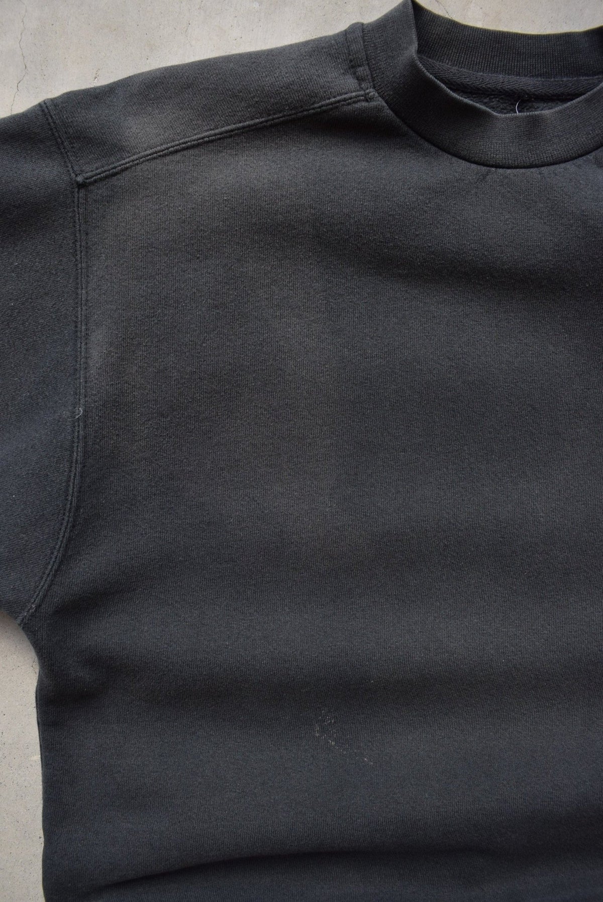 Nike Black Embroidered Swoosh Crewneck — 1990s (S) - Retrospective Store