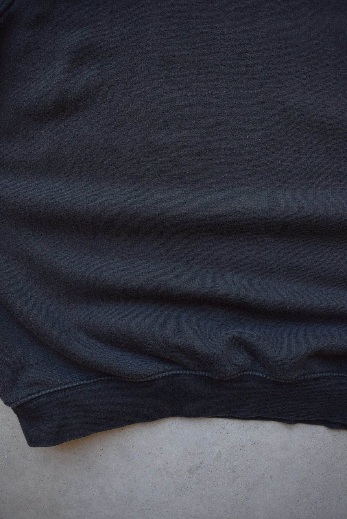 Nike Black Embroidered Swoosh Crewneck — 2000s (XXL) - Retrospective Store