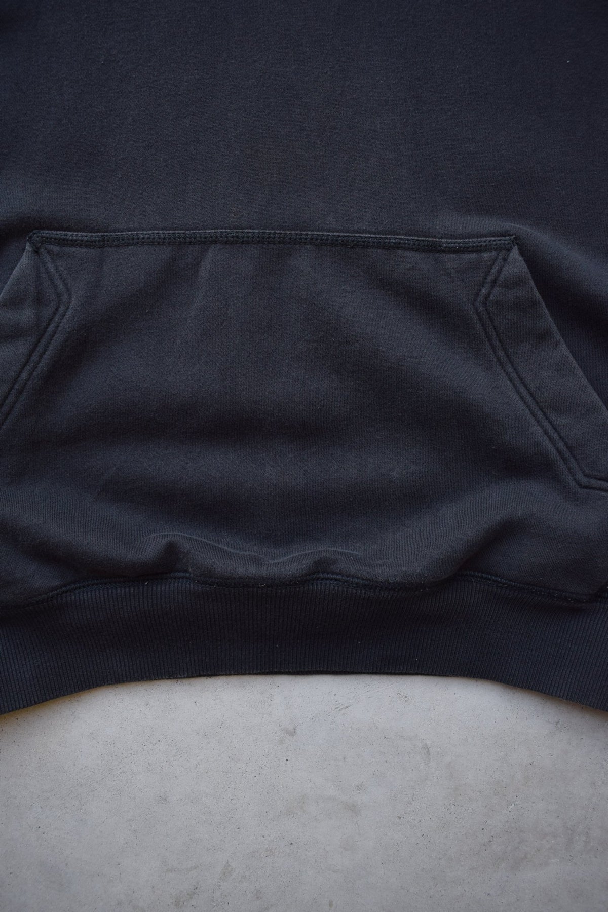 Nike Black Embroidered Swoosh Hoodie — 2000s (M) - Retrospective Store