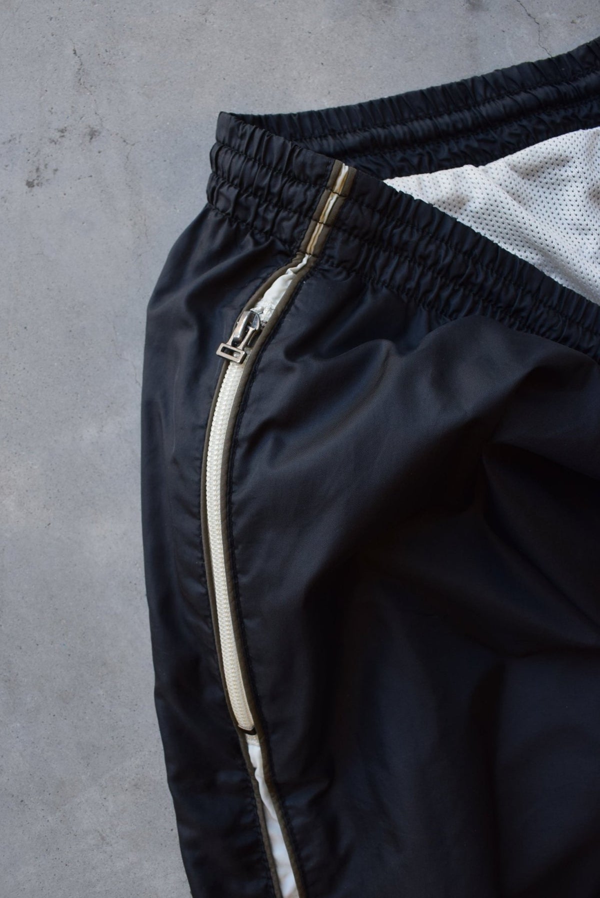 Nike Black Embroidered Swoosh Track Pants — 2000s (XXL) - Retrospective Store