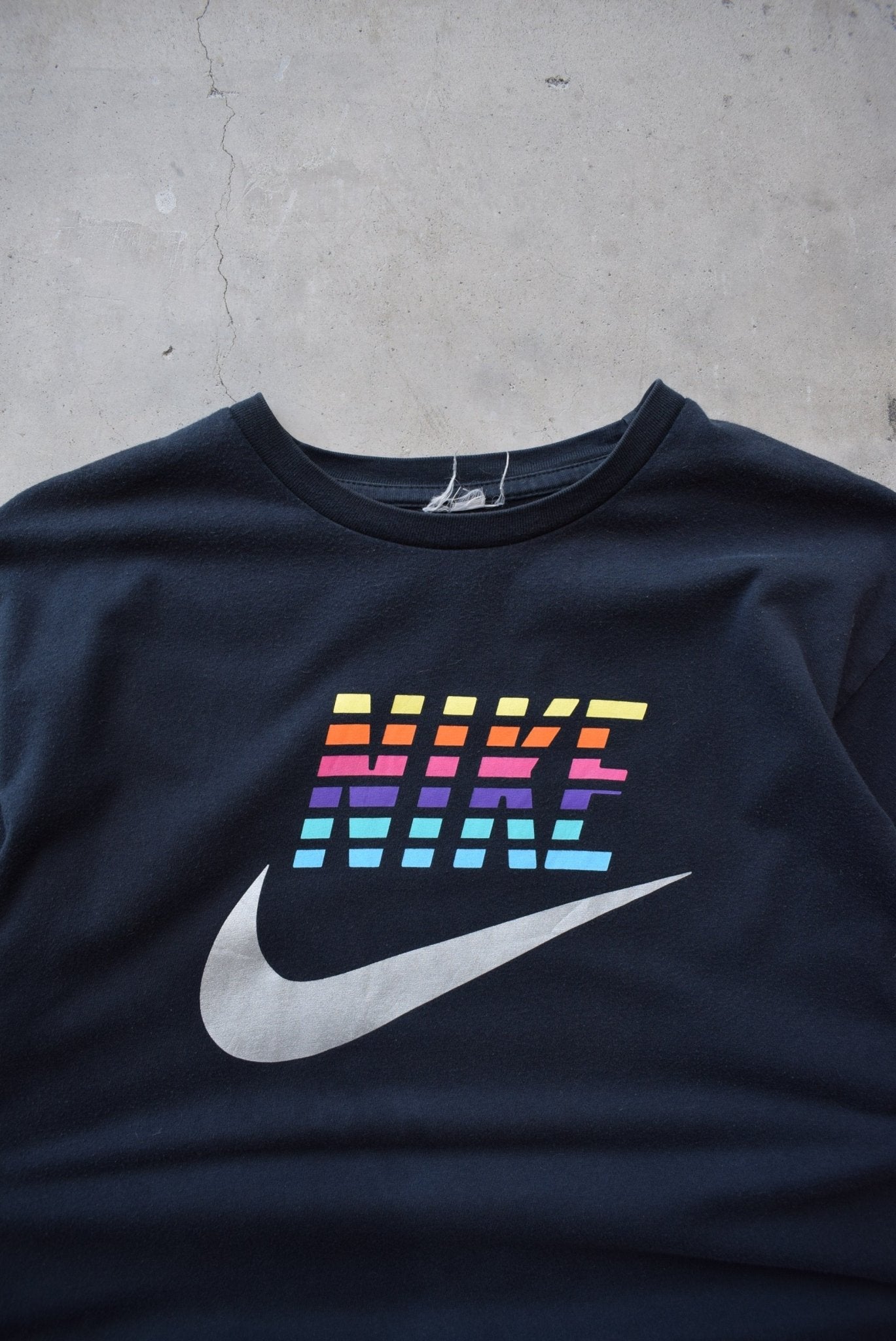 Nike Black Spellout Tee — 2000s (L) - Retrospective Store
