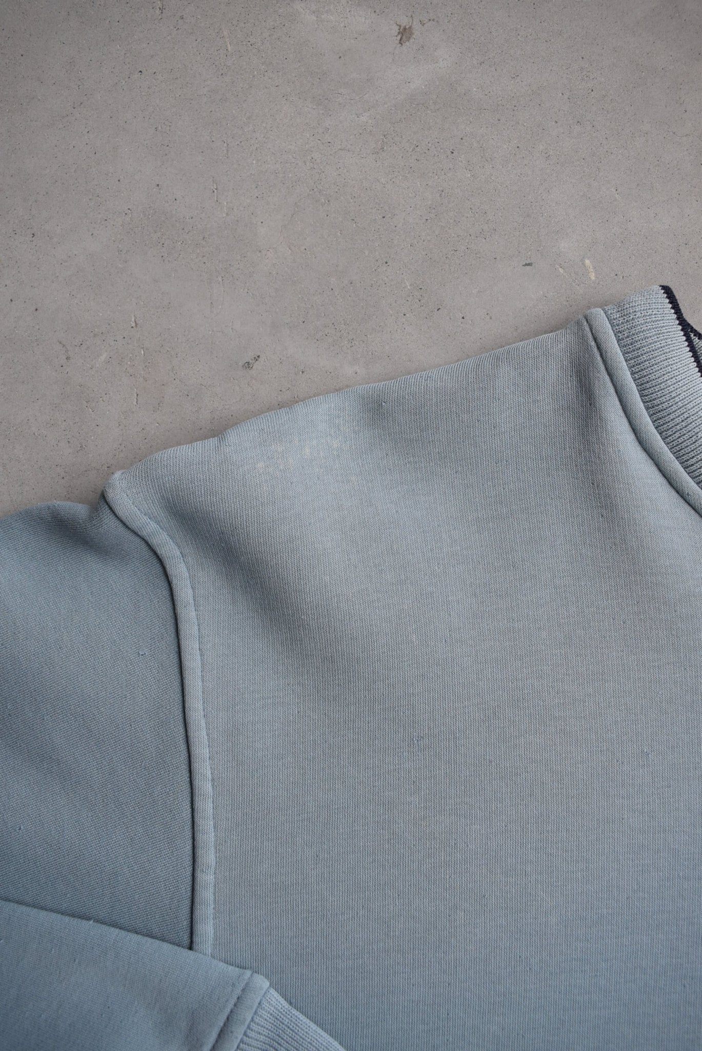 Nike Blue Embroidered Swoosh Crewneck — 1990s (L) - Retrospective Store