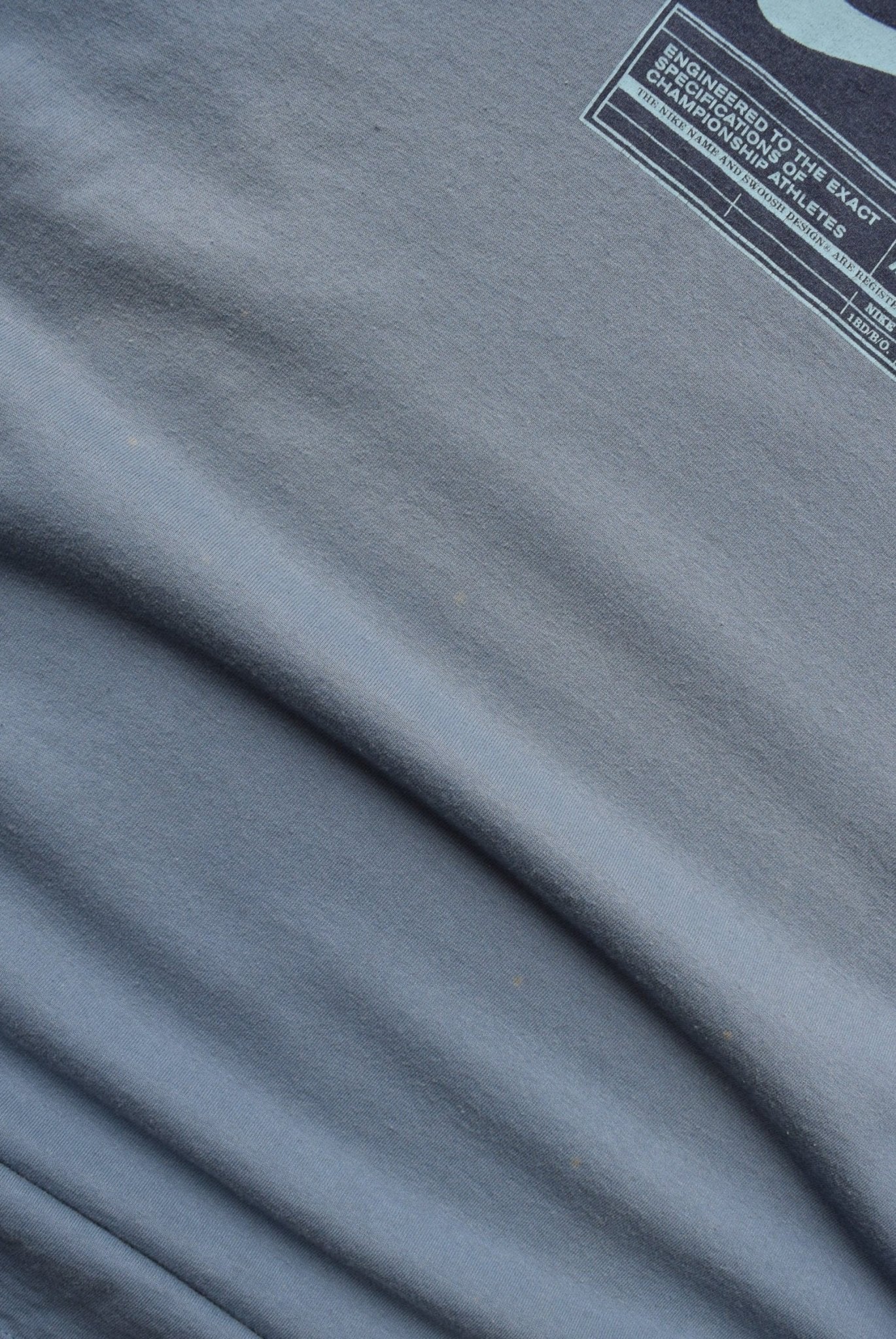 Nike Blue Swoosh Tee — 1990s (L) - Retrospective Store