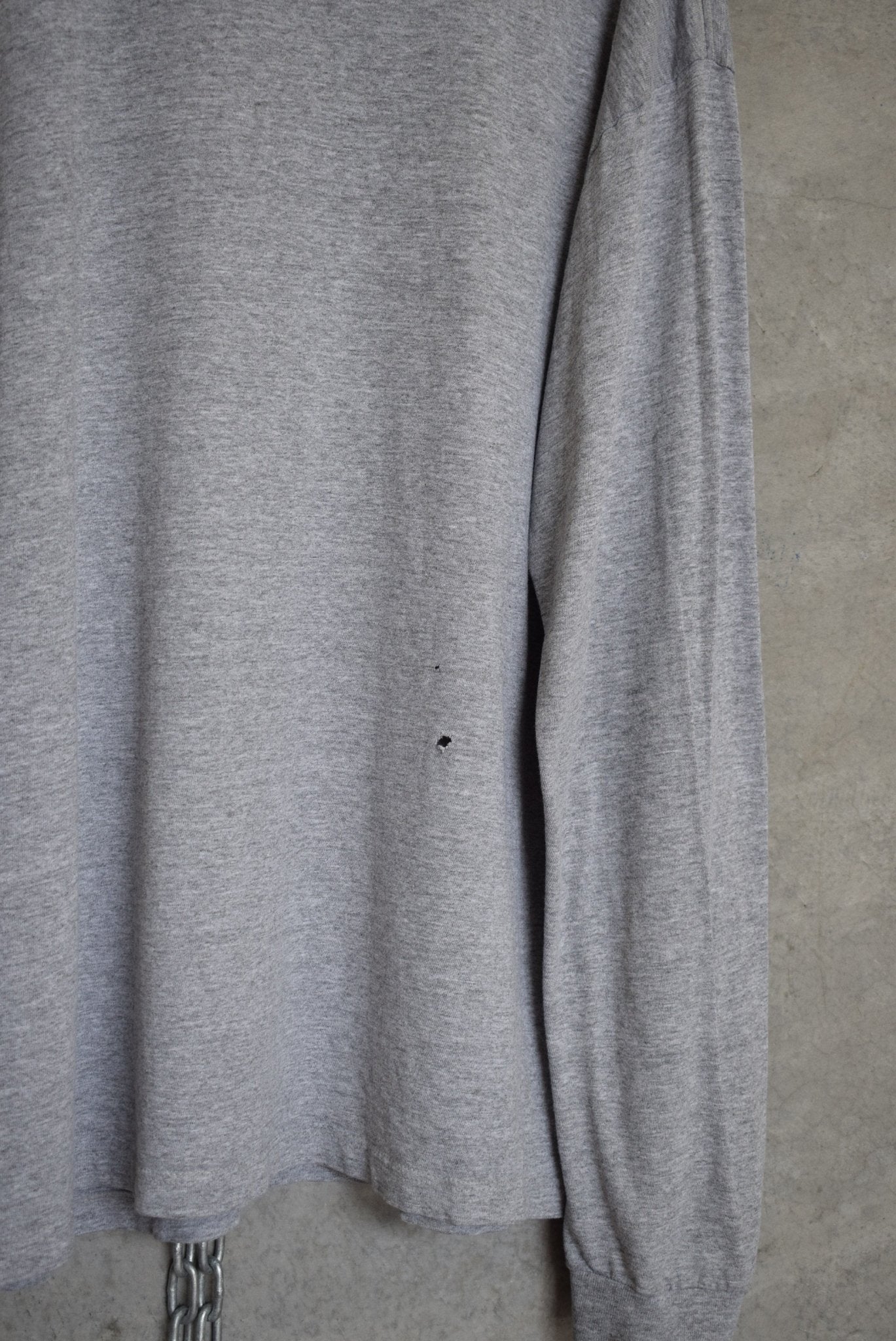 Nike Centre Swoosh Embroidered Long Sleeve Tee — 1990s (L/XL) - Retrospective Store