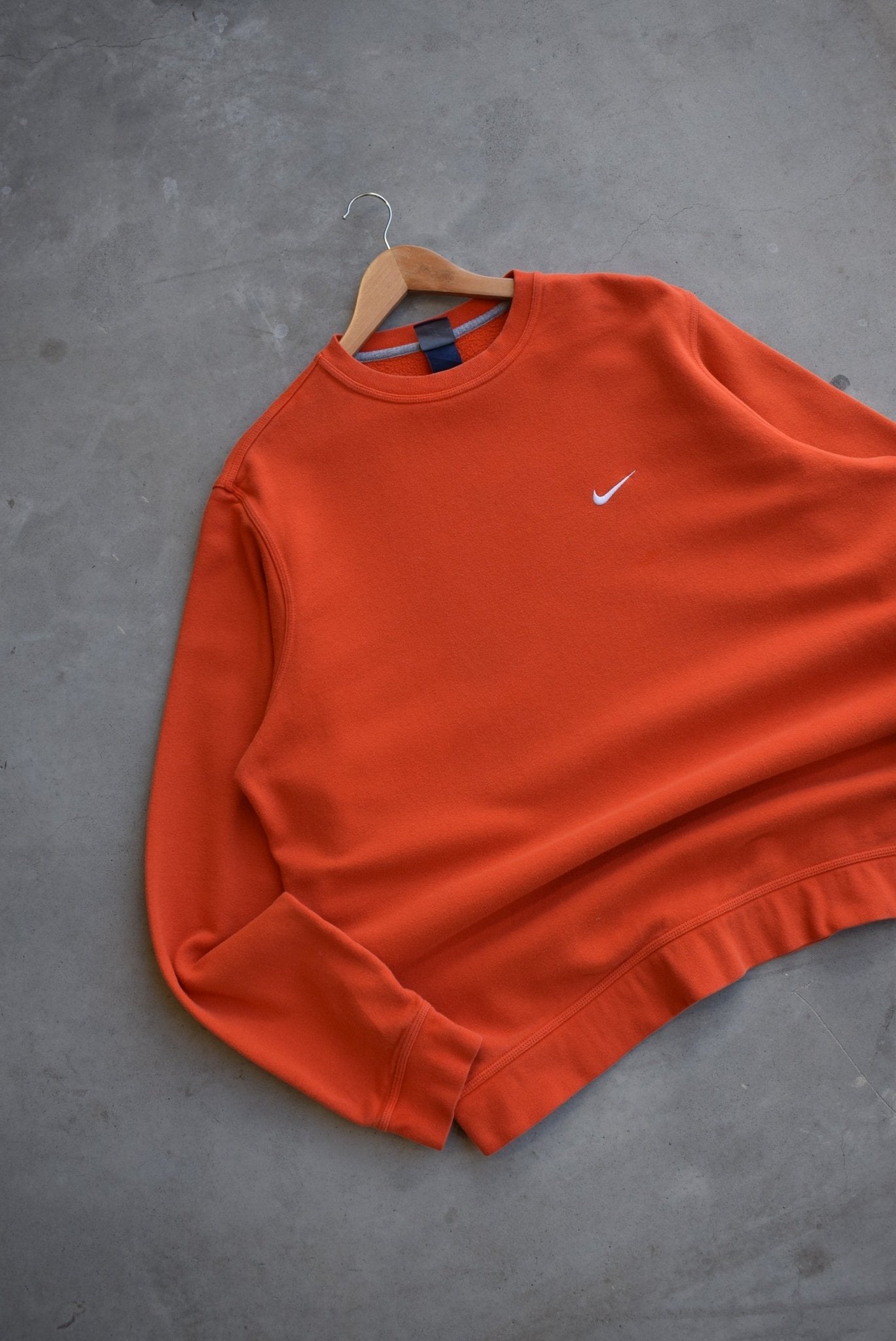 Nike Classic Logo Embroidered Crewneck — 2000s (XL/XXL) - Retrospective Store