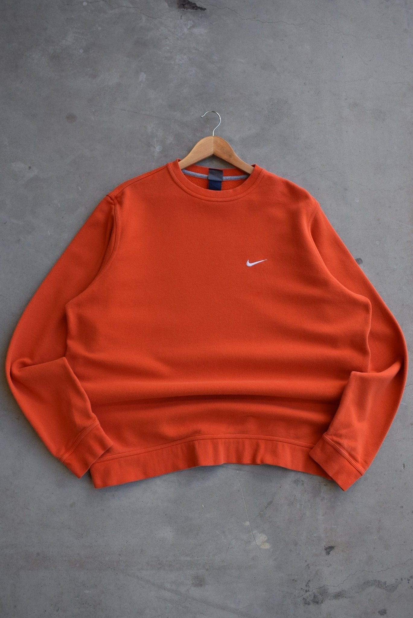 Nike Classic Logo Embroidered Crewneck — 2000s (XL/XXL) - Retrospective Store