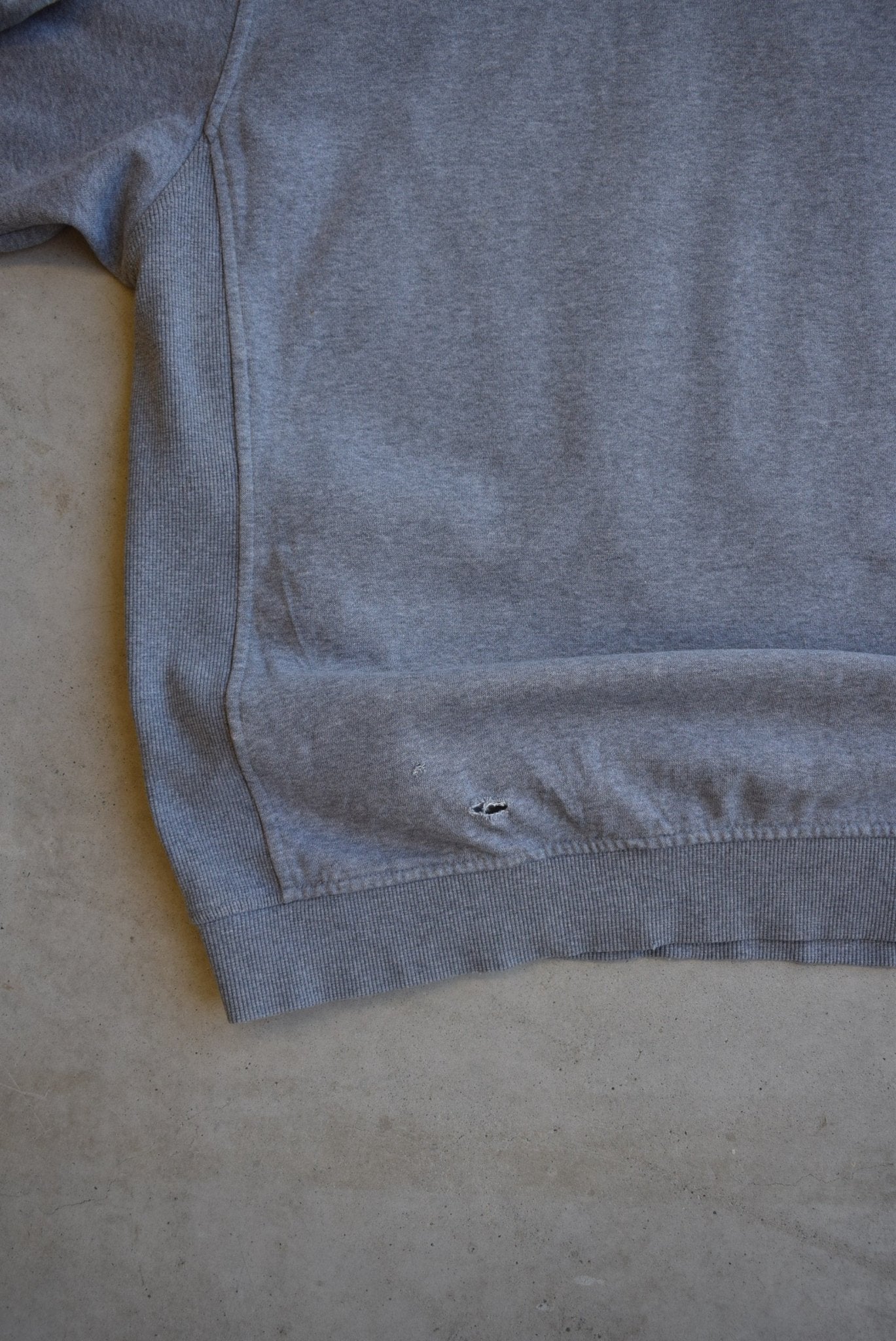 Nike Classic Logo Embroidered Quarter Zip — 2000s (XL) - Retrospective Store