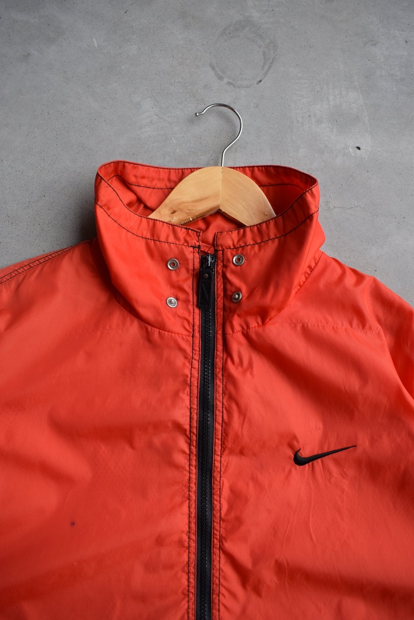 Nike Classic Logo Embroidered Windbreaker Jacket — 1990s (L/XL) - Retrospective Store