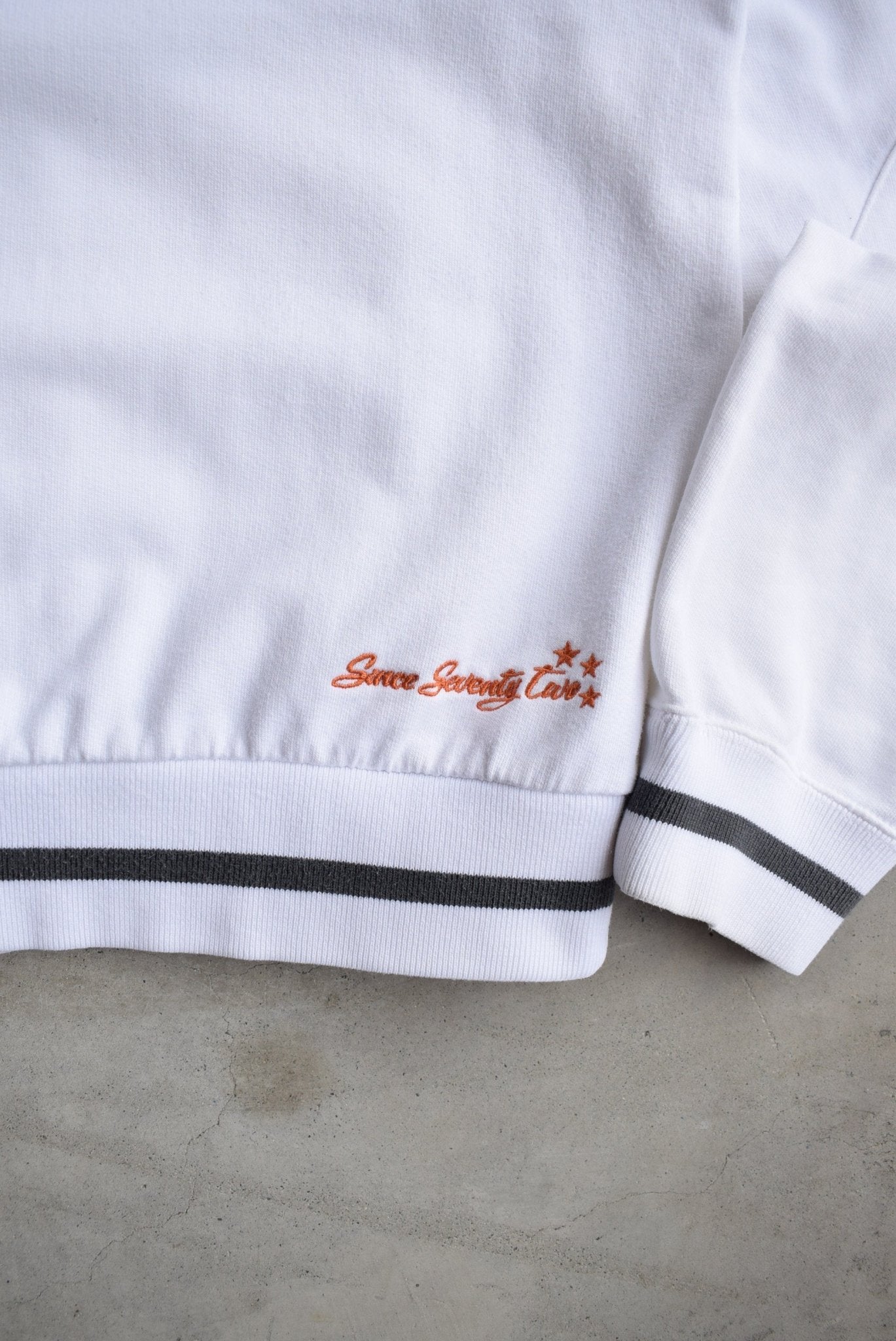 Nike Cortez White Embroidered Jacket — 2000s (M) - Retrospective Store
