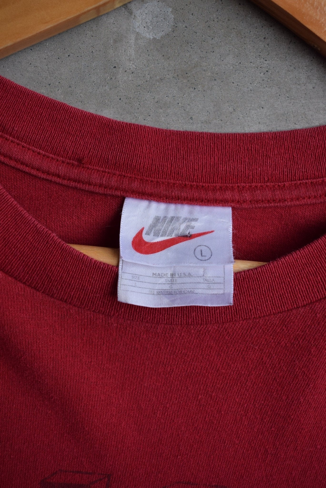 Nike Embroidered Spellout Tee — 1990s (XL) - Retrospective Store