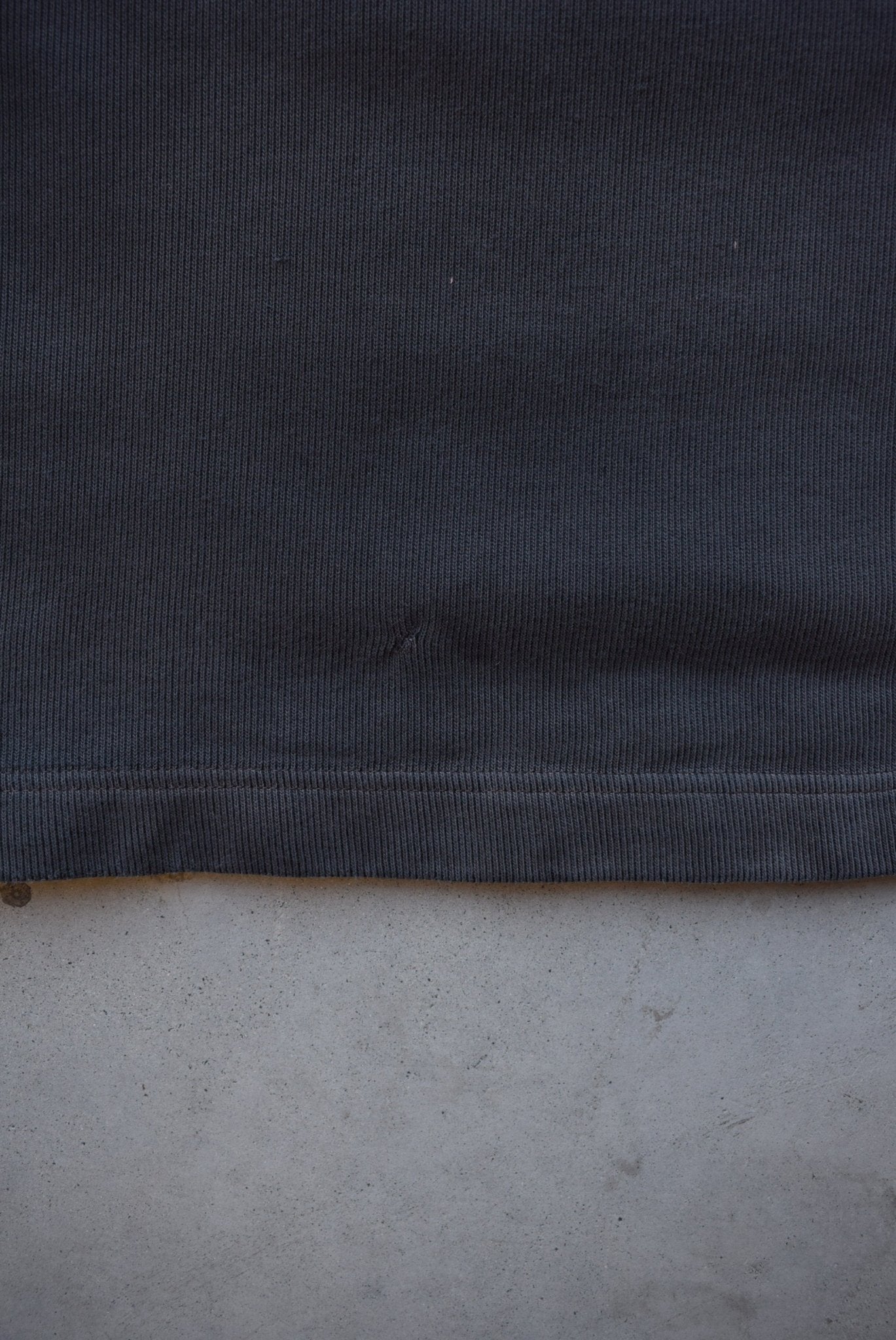 Nike Faded-Black Embroidered Swoosh Quarter Zip — 1990s (S) - Retrospective Store