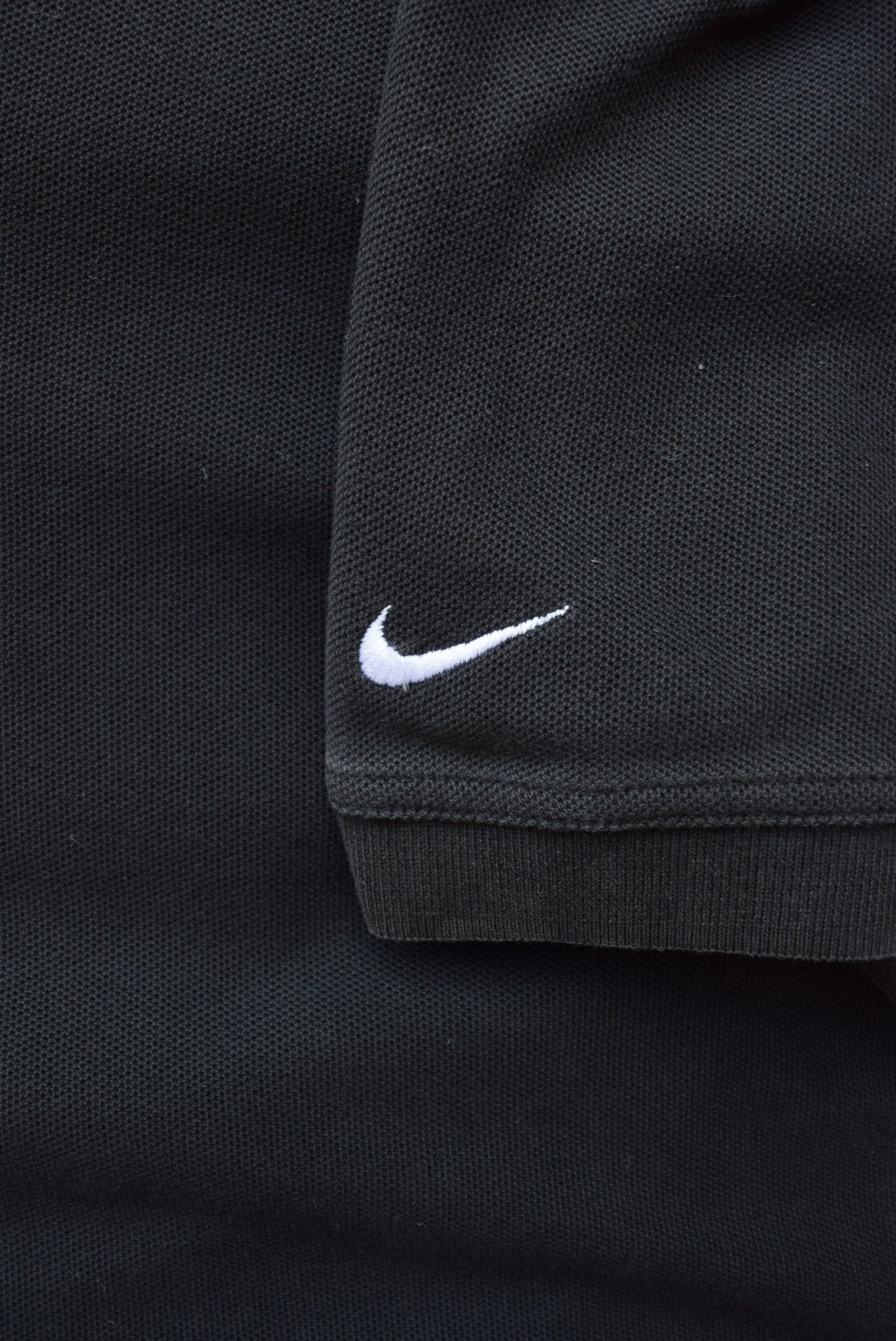 Nike Golf Black Embroidered Swoosh Polo — 2000s (XL) - Retrospective Store