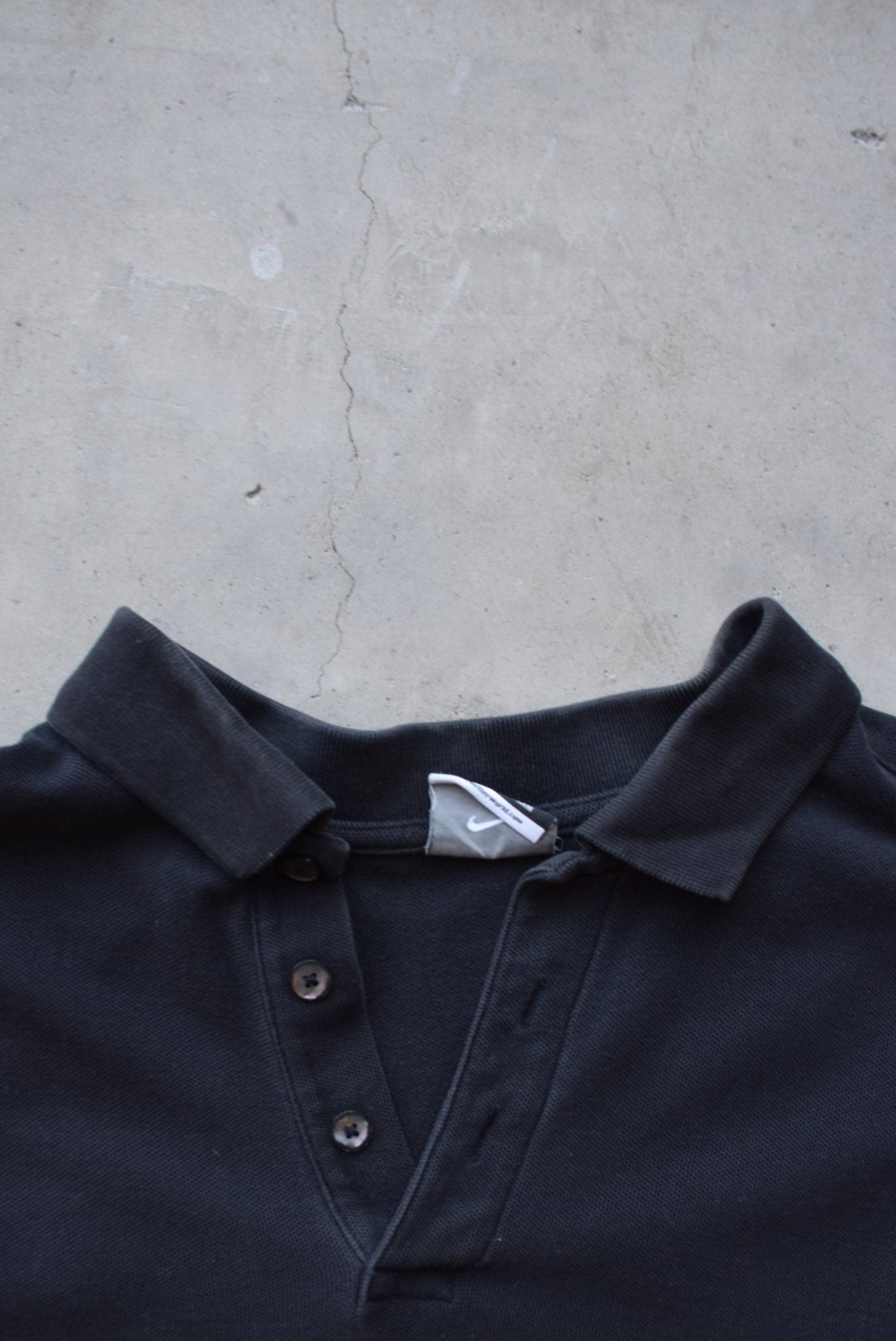 Nike Golf Black Embroidered Swoosh Polo — 2000s (XL) - Retrospective Store
