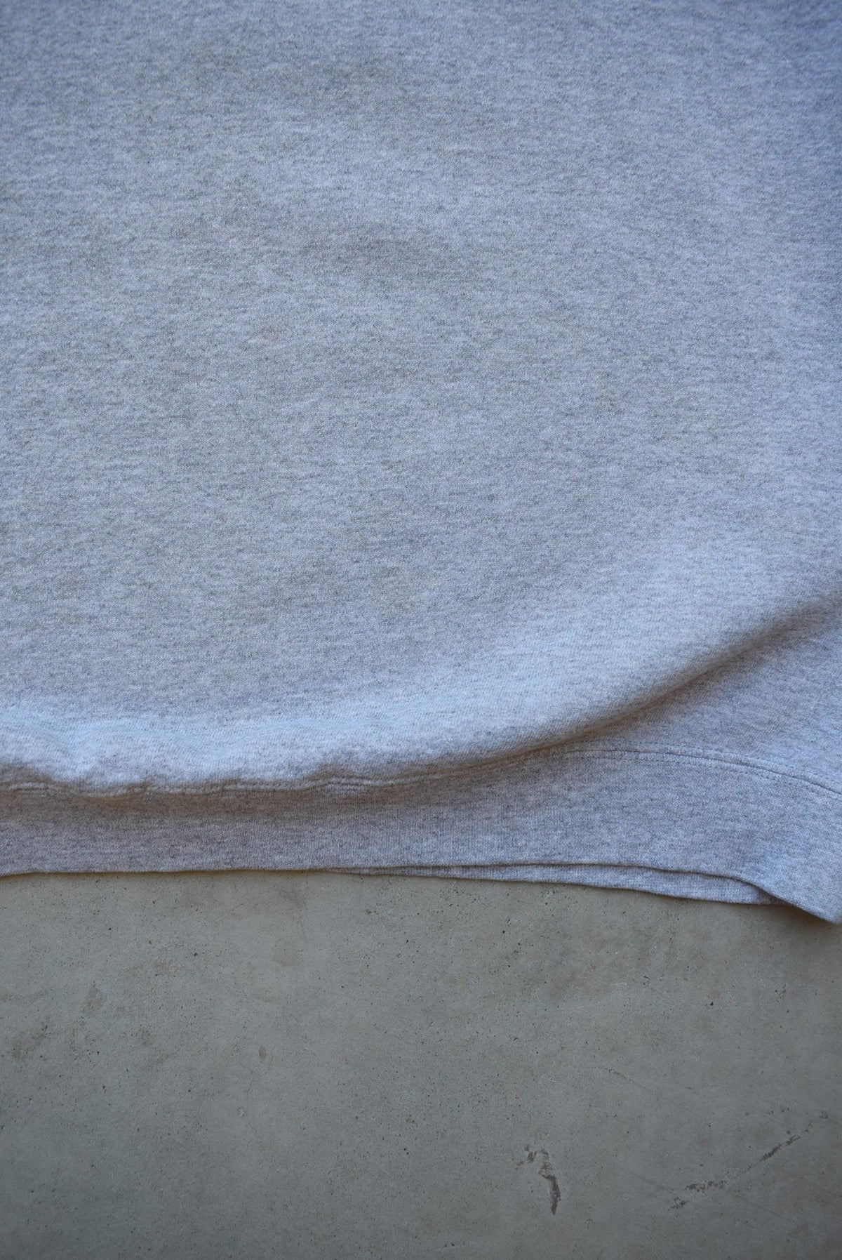 Nike Grey Embroidered Swoosh Crewneck — 1990s (L) - Retrospective Store