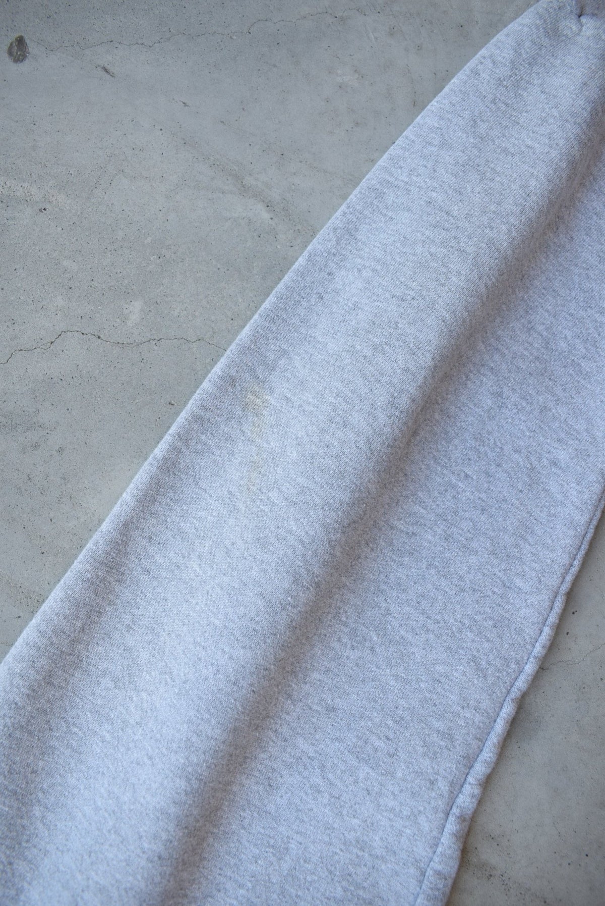 Nike Grey Embroidered Swoosh Crewneck — 1990s (L) - Retrospective Store
