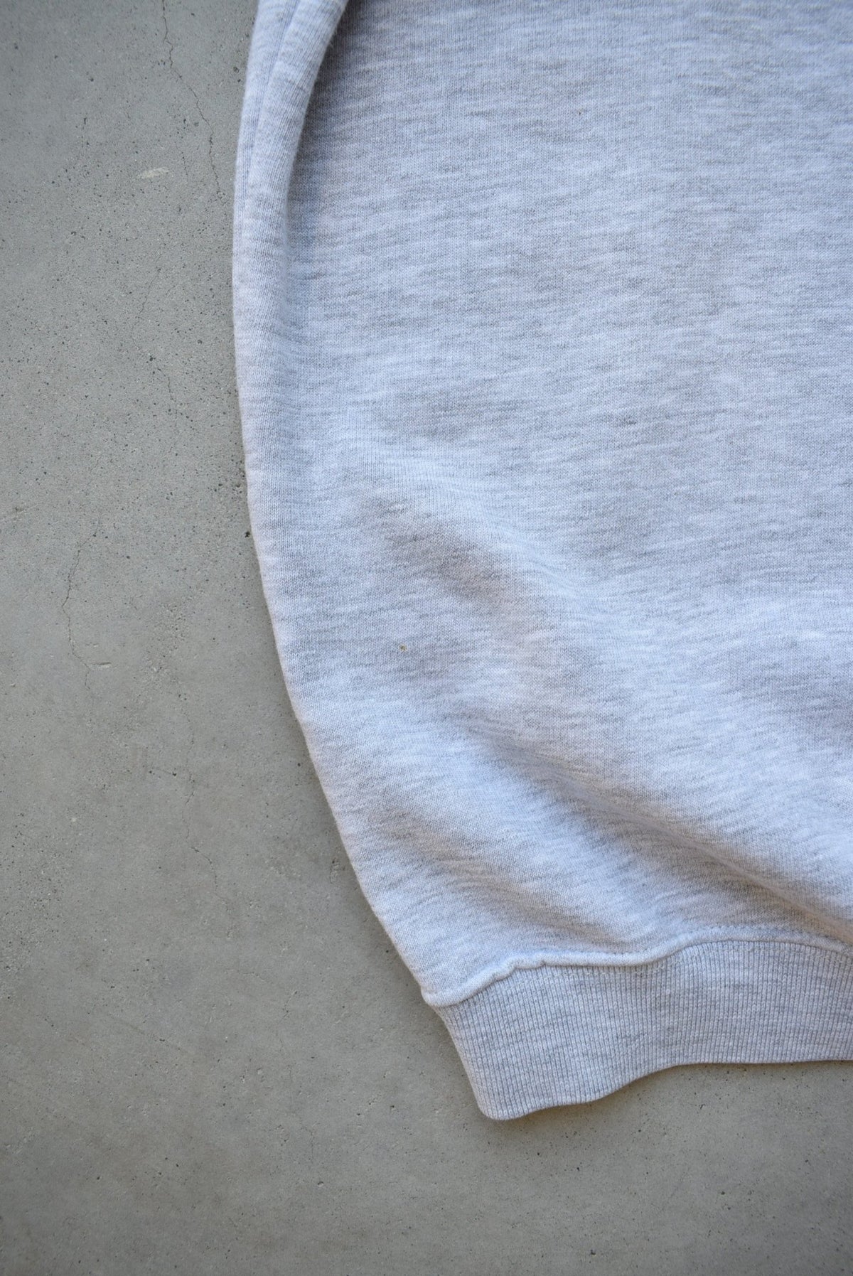 Nike Grey Embroidered Swoosh Crewneck — 1990s (M) - Retrospective Store