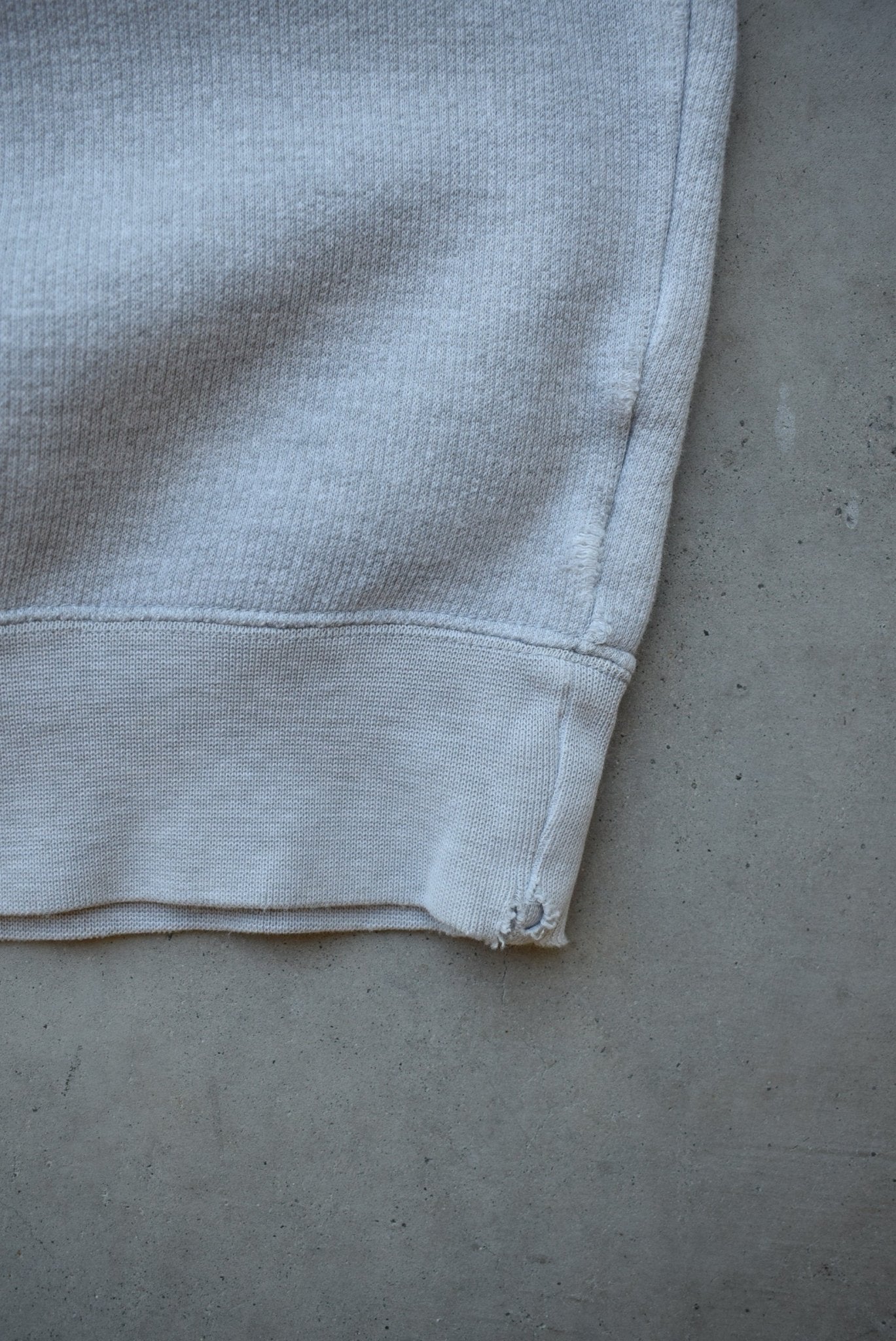 Nike Grey Embroidered Swoosh Crewneck — 1990s (S) - Retrospective Store