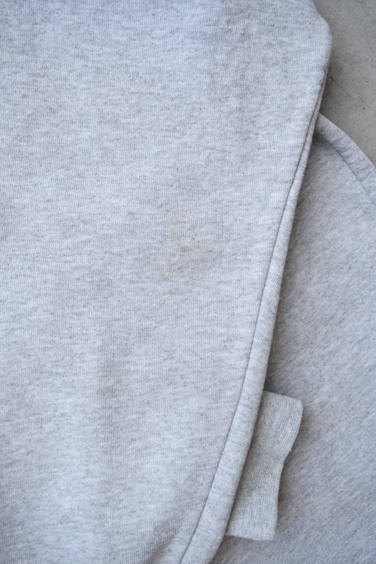 Nike Grey Embroidered Swoosh Quarter Zip — 1990s (S/M) - Retrospective Store