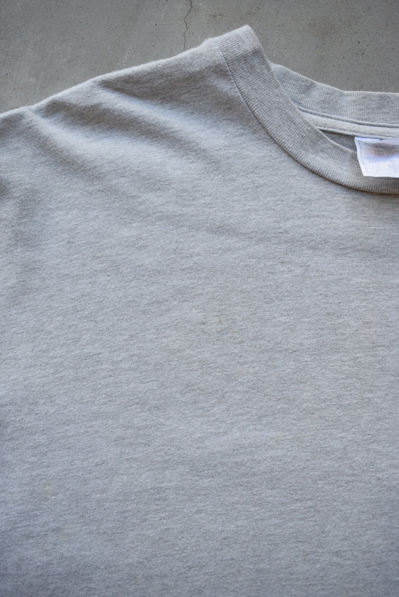 Nike Grey Swoosh Tee — 1990s (M) - Retrospective Store