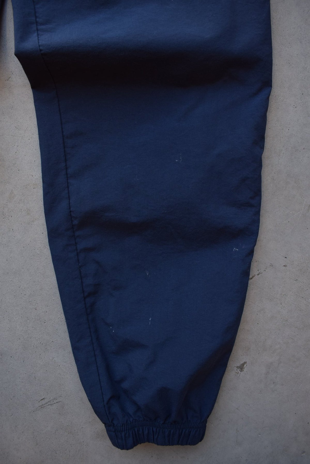 Nike Navy Embroidered Swoosh Track Pants — 2000s (M) - Retrospective Store