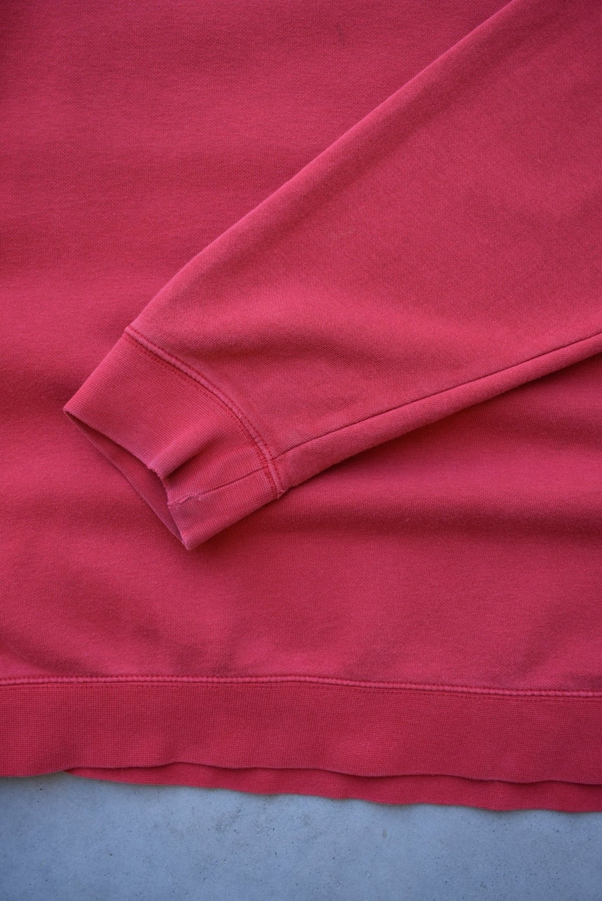 Nike Red Embroidered Swoosh Crewneck — 2000s (L/XL) - Retrospective Store