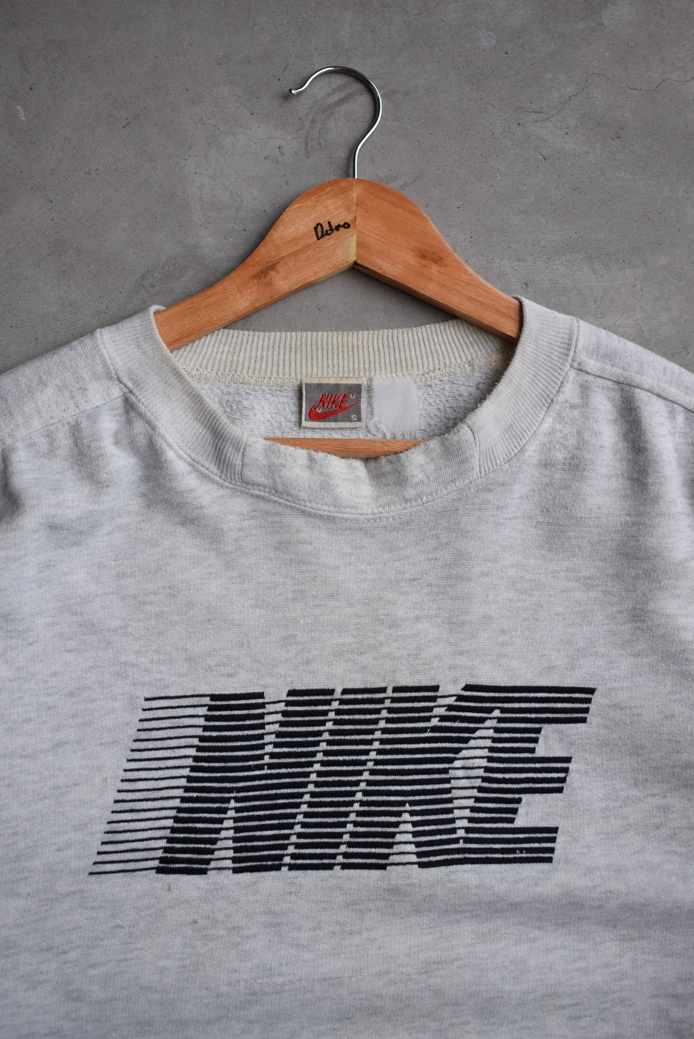 Nike Spellout Embroidered Crewneck — 1990s (S) - Retrospective Store