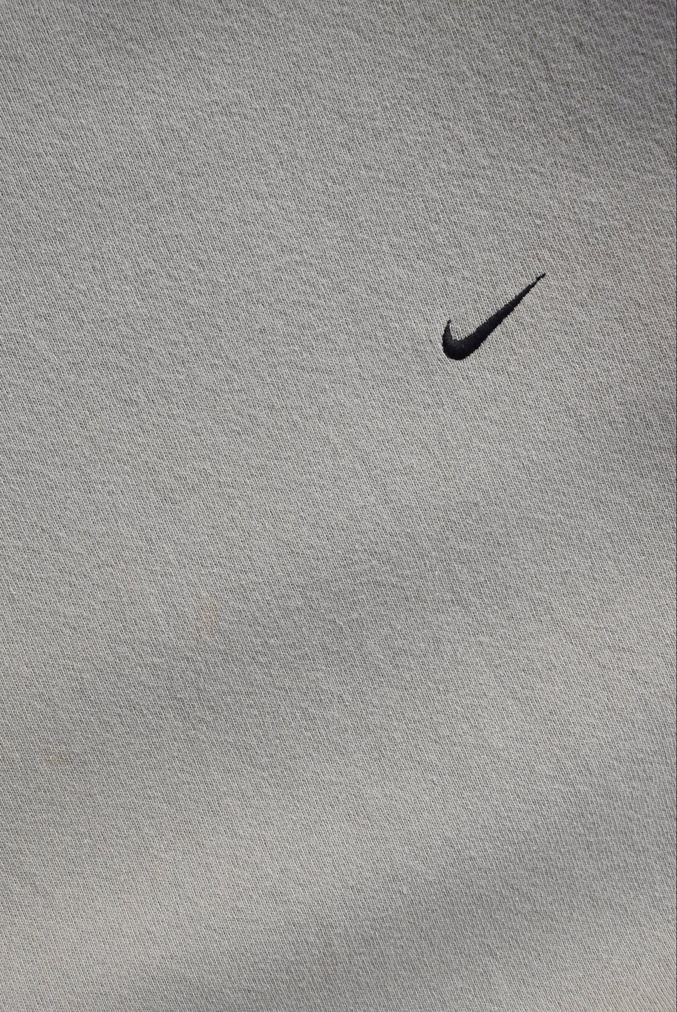 Nike Tan Embroidered Swoosh Crewneck — 1990s (L) - Retrospective Store