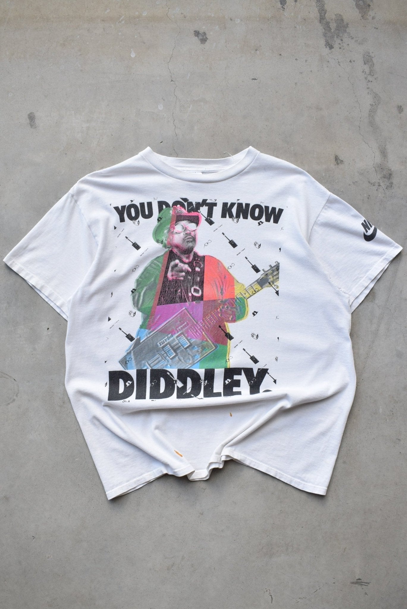 Nike x Bo Jackson White Graphic Tee — 1990s (L) - Retrospective Store