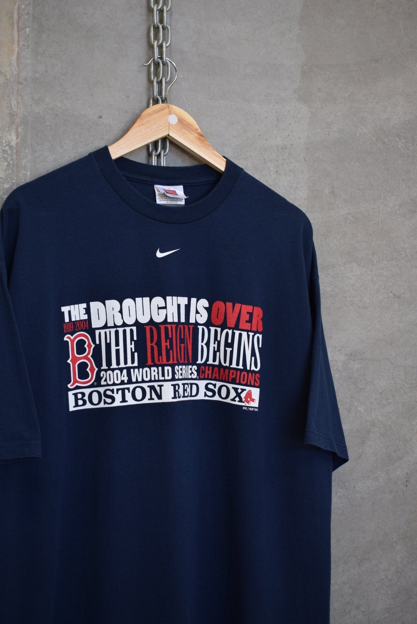 Nike x Boston Red Sox Champions Tee — 2004 (XL) - Retrospective Store