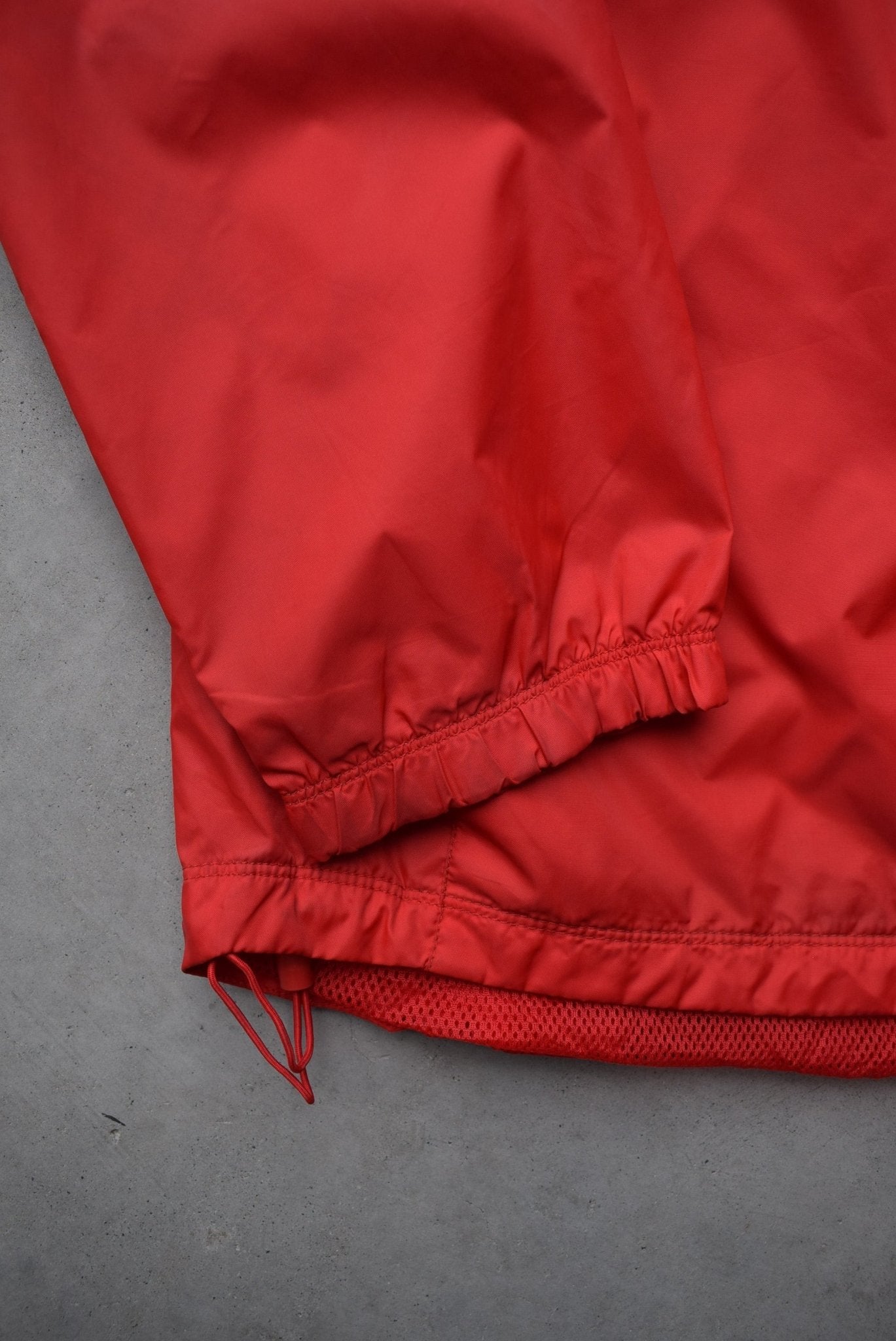 Nike x Manchester FC Soccer School Red Embroidered Jacket — 2000s (S/M) - Retrospective Store