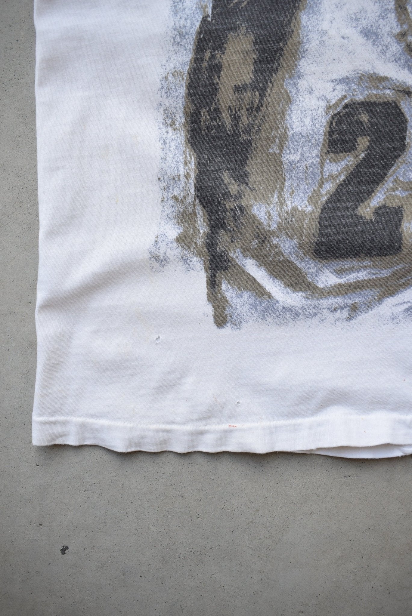Nike x Michael Jordan White Graphic Tee — 1990s (M/L) - Retrospective Store