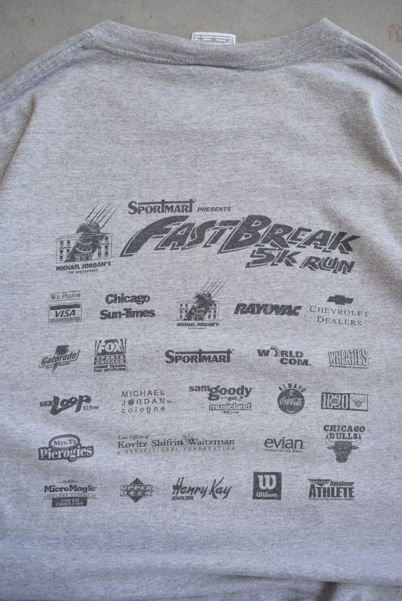 Nike x Michael Jordan's Restaurant Jam Fest Tee — 1990s (M/L) - Retrospective Store