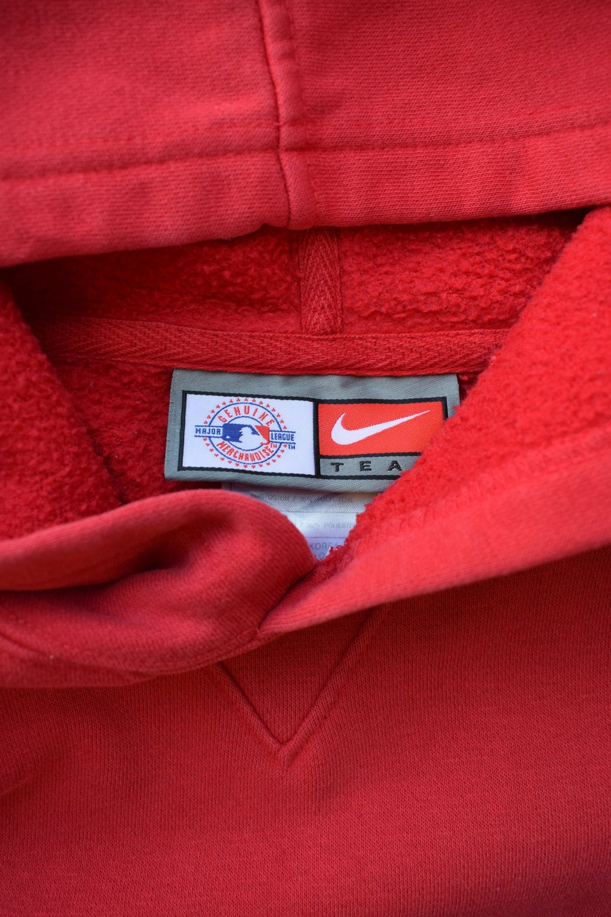 Nike x MLB St. Louis Cardinals Red Embroidered Hoodie — 2000s (L) - Retrospective Store