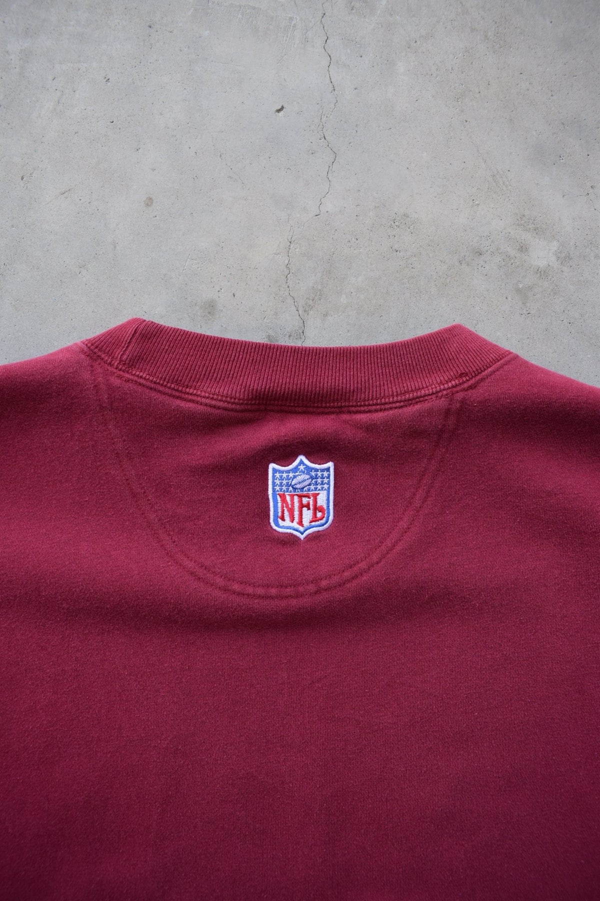Nike x NFL Washington Redskins Burgundy Embroidered Crewneck — 2000s (XXL) - Retrospective Store