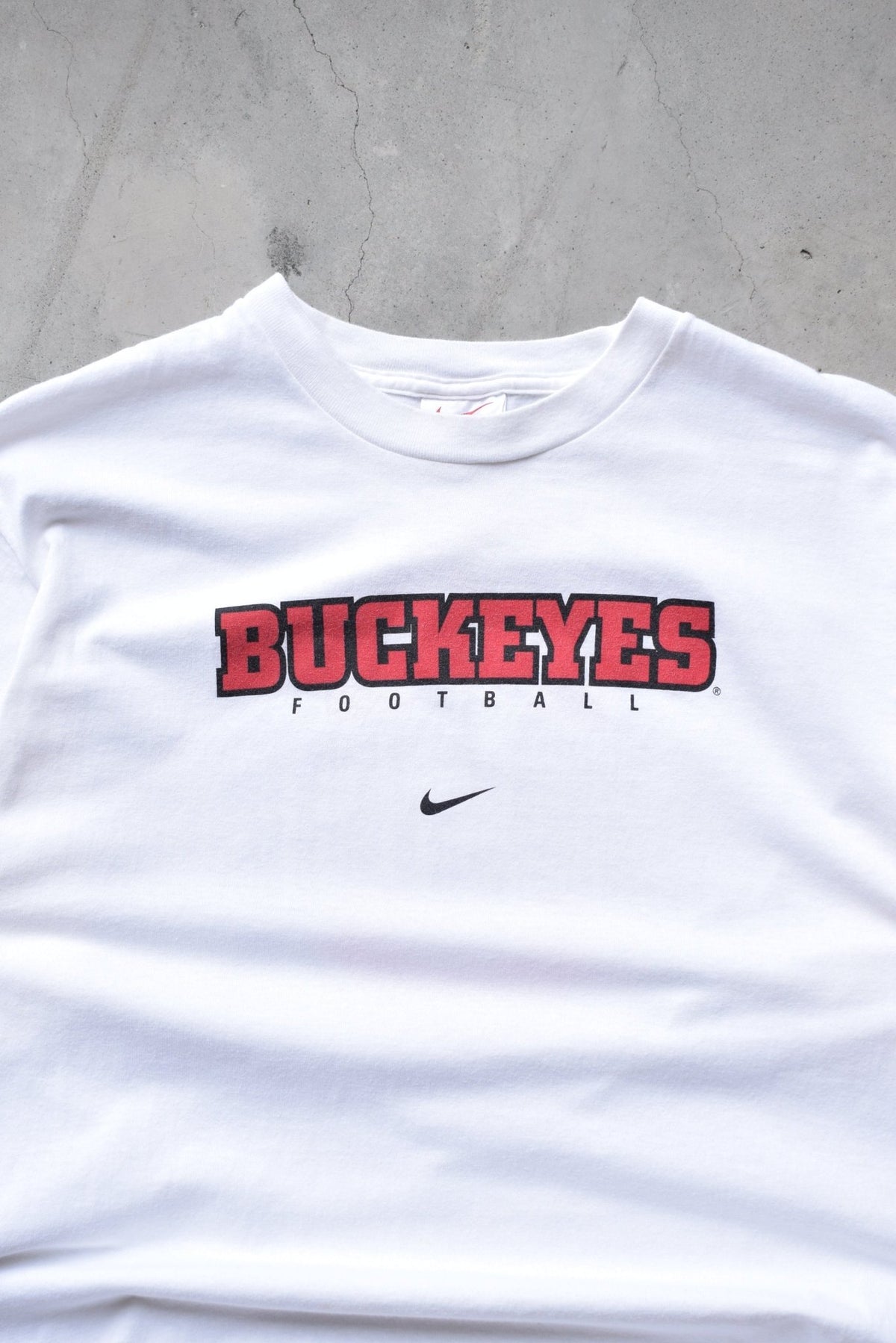 Nike x Ohio State University Buckeyes White Graphic Tee — 1990s (M) - Retrospective Store