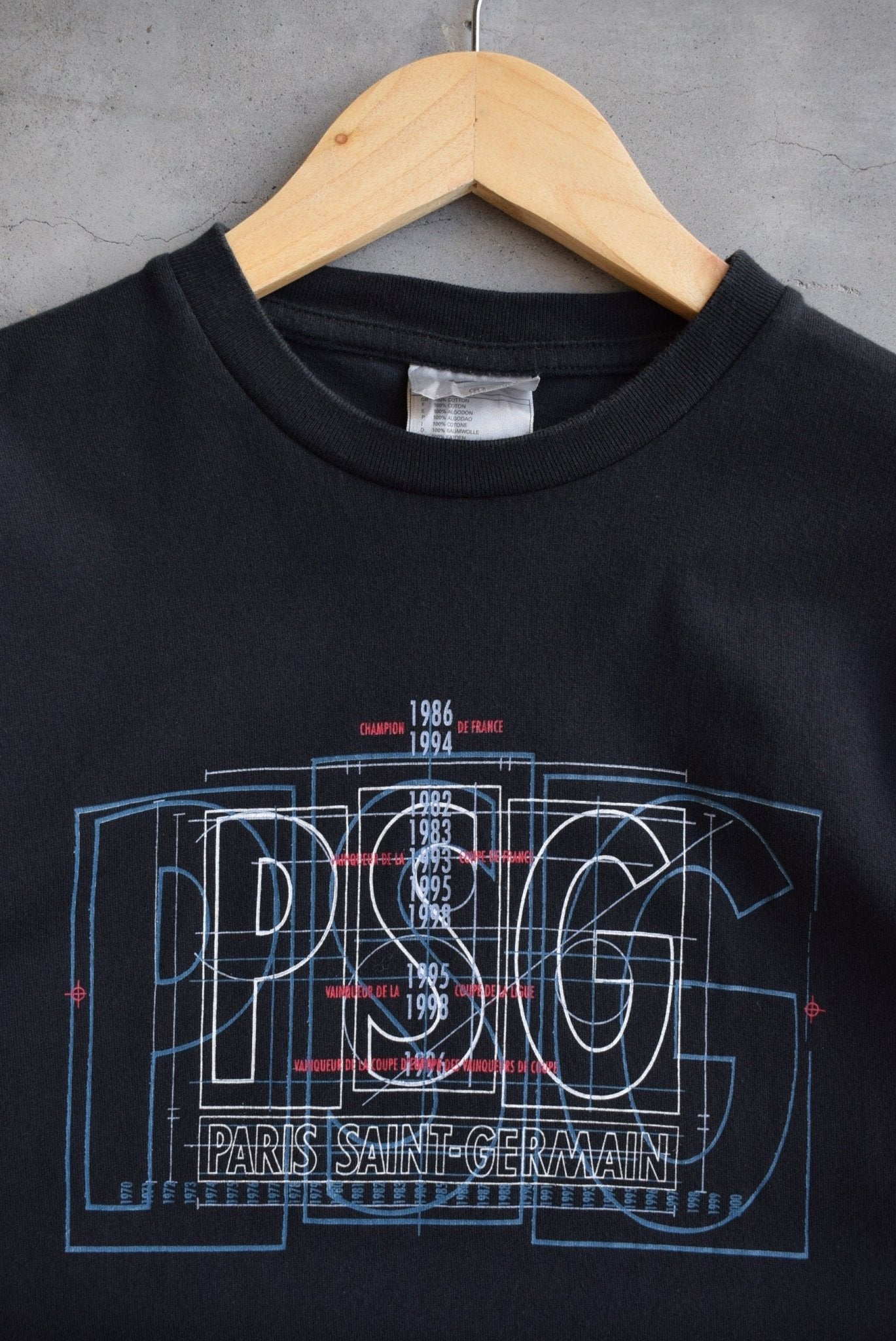 Nike x Paris Saint-Germain Black Graphic Tee — 2000s (S) - Retrospective Store