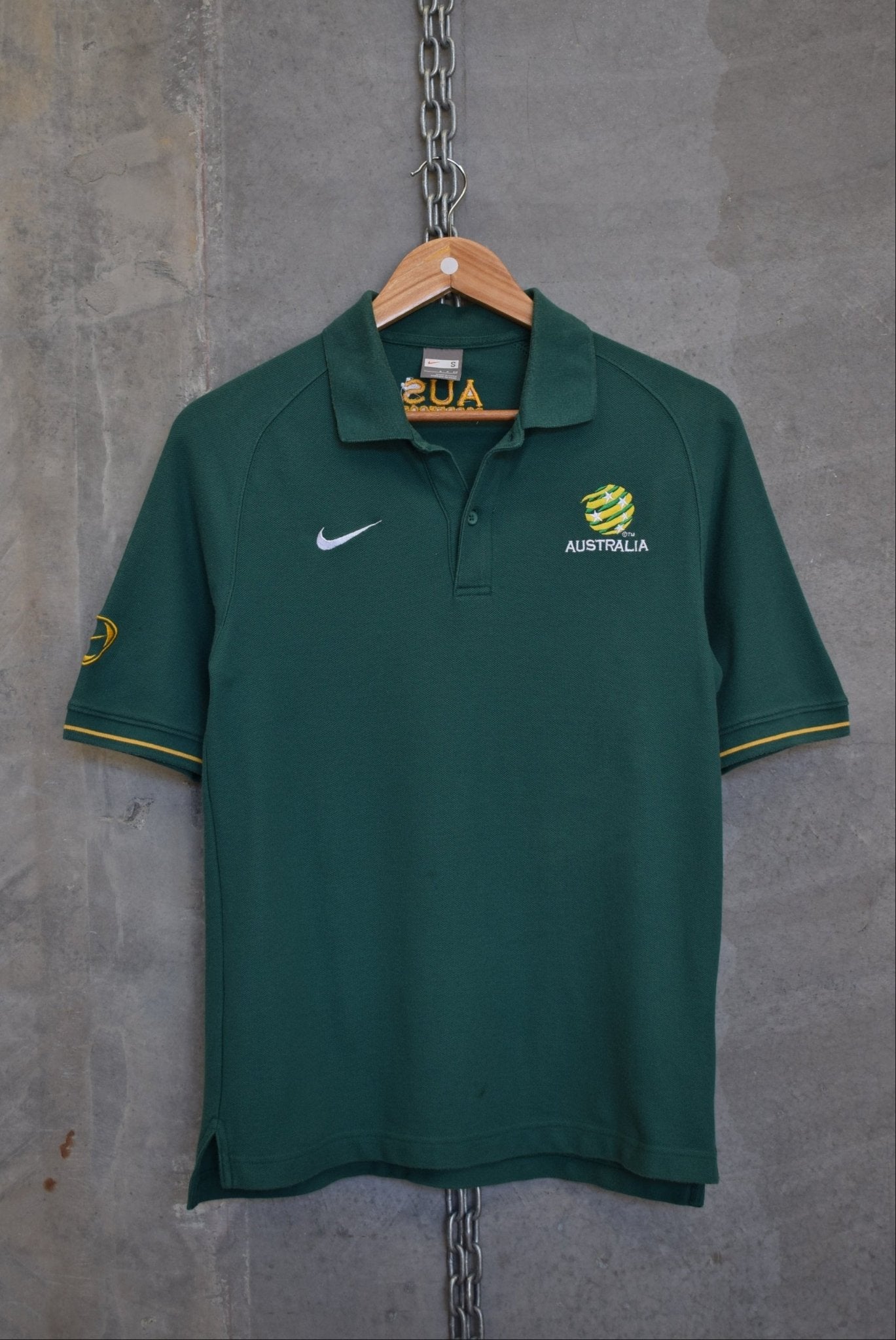 Nike x Socceroos Embroidered Polo — 2000s (S) - Retrospective Store