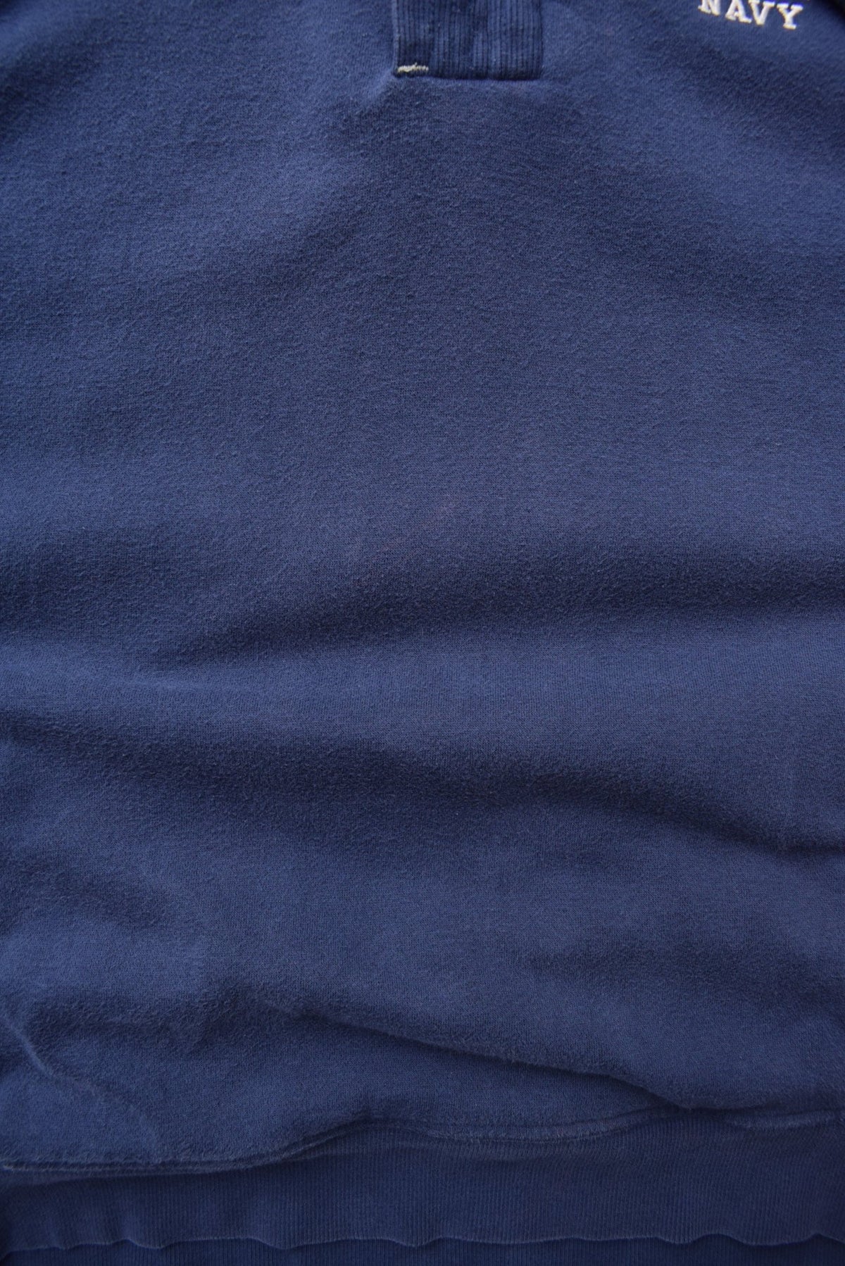 Nike x United States Navy Embroidered Quarter Zip — 2000s (M) - Retrospective Store